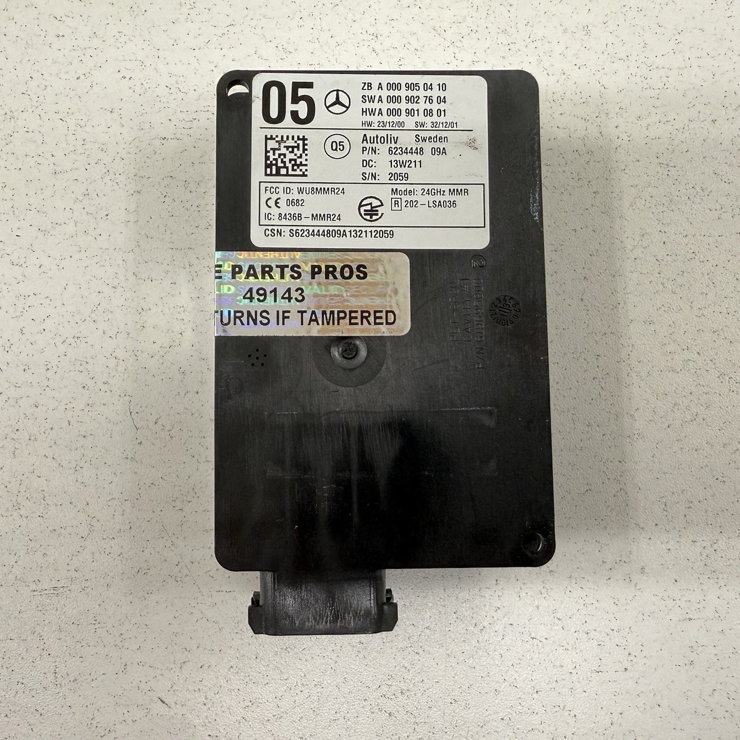 14-16 Mercedes W212 E350 Blind Spot Distance Radar Sensor 6234448 OEM