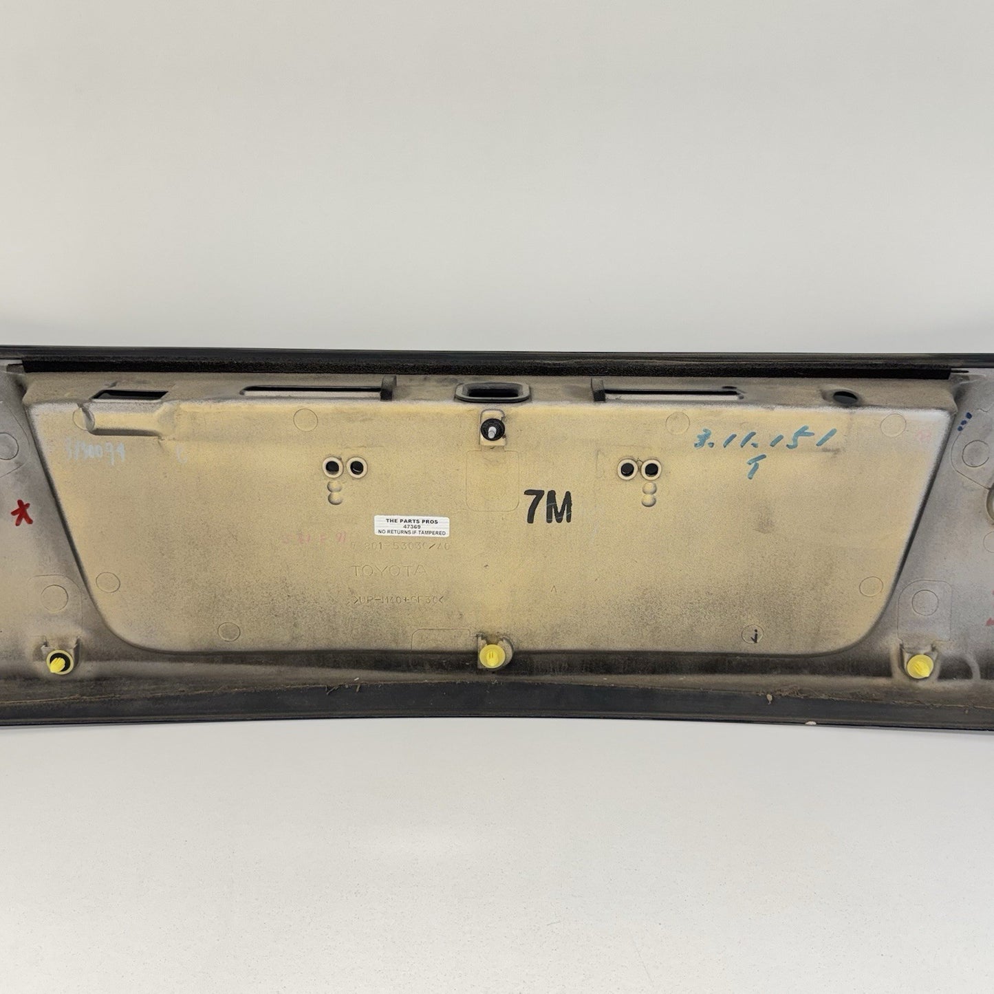 08-14 Lexus IS F Trunk Lid Filler Panel Applique Finish Trim 76801-53030 OEM