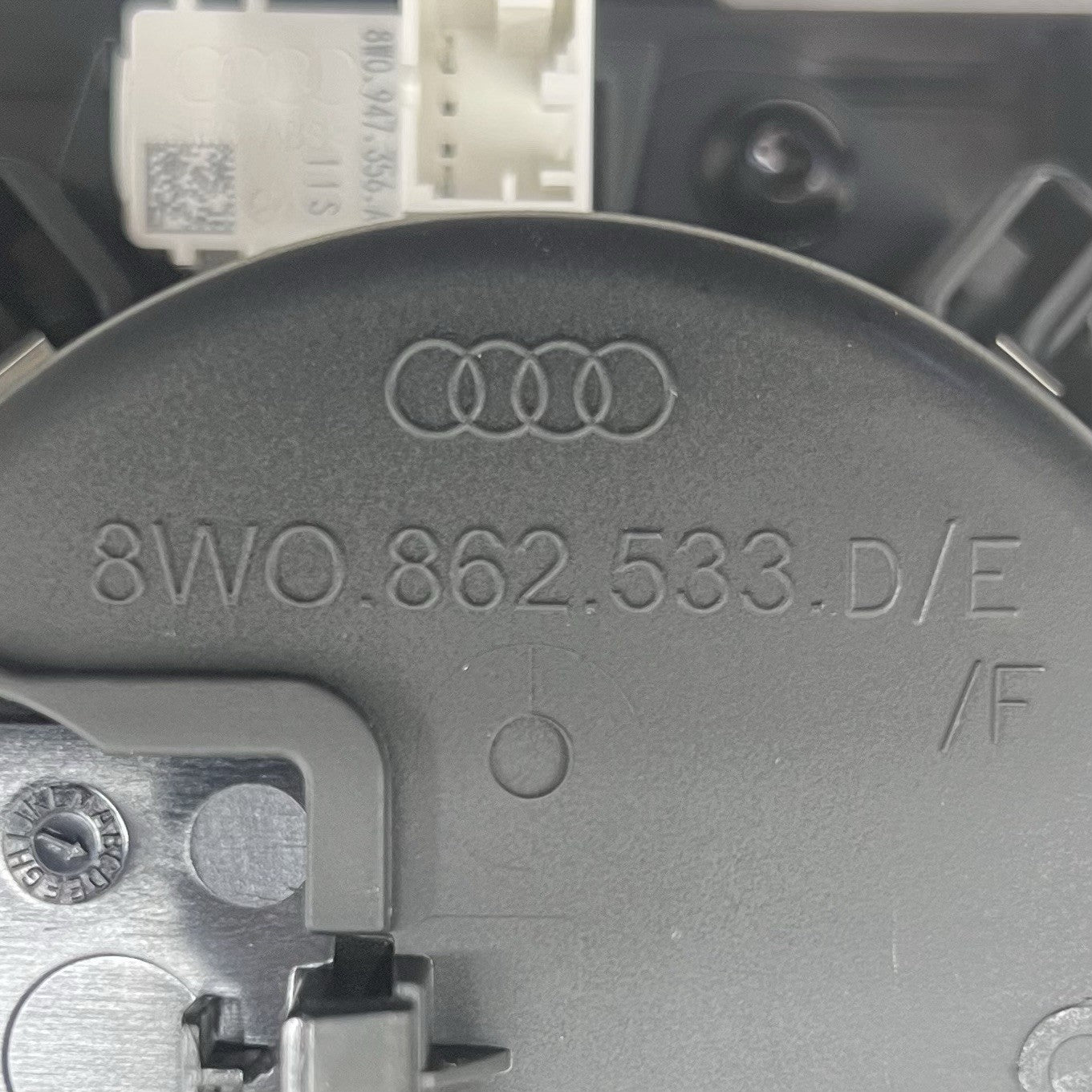 20-24 AUDI A4 S4 CENTER CONSOLE GEAR SHIFT BOOT WITH SURROUND PANEL TRIM OEM