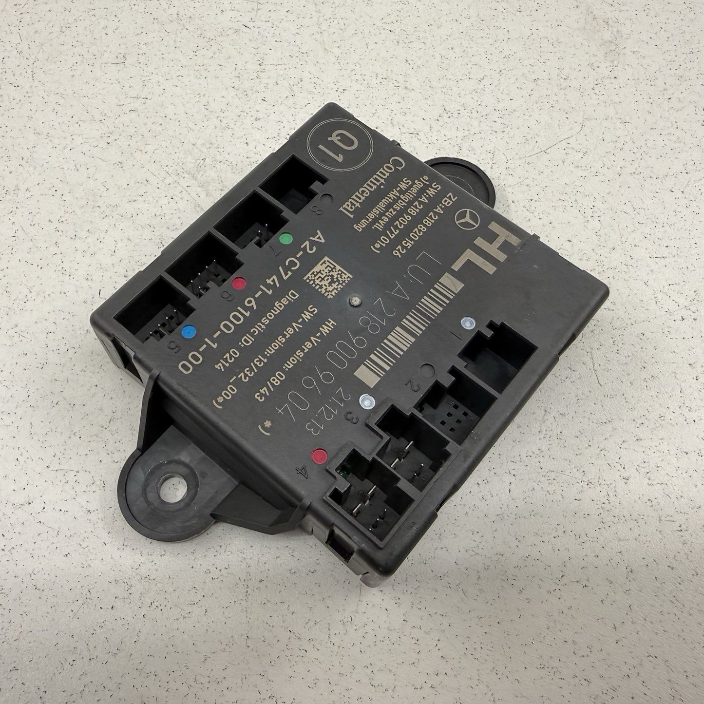 12-18 Mercedes W218 CLS550 Driver Left Rear Door Control Module 2189009604 OEM