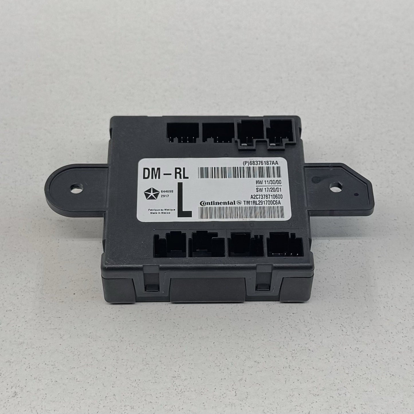 17-24 Maserati Ghibli Driver Left Rear Door Control Module 68376187AA OEM