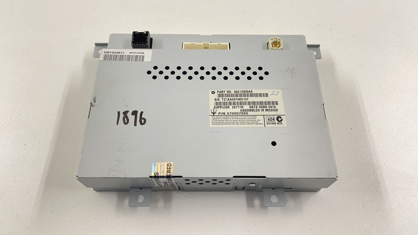 14-16 MASERATI GHIBLI TOUCH SCREEN DISPLAY RADIO COMMAND HEAD UNIT 670007290 OEM
