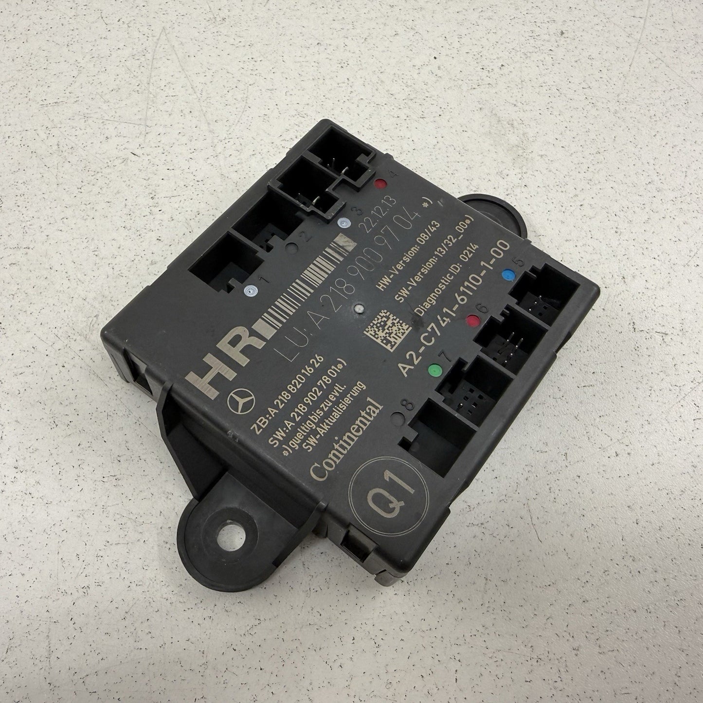 12-18 Mercedes W218 CLS550 Right Rear Door Control Module 2189009704 OEM
