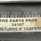 13-16 MERCEDES GL350 X166 PASSENGER RIGHT REAR DOOR HANDLE WHITE 2047602434 OEM