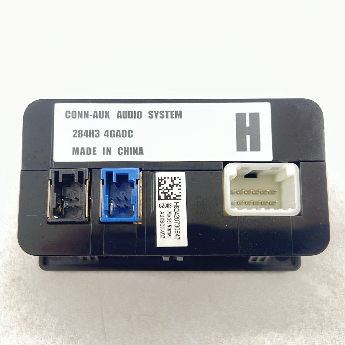 16-22 INFINITI Q50 DUAL USB PORT AUDIO VIDEO INPUT JACK MODULE 284H3 4GA0C OEM