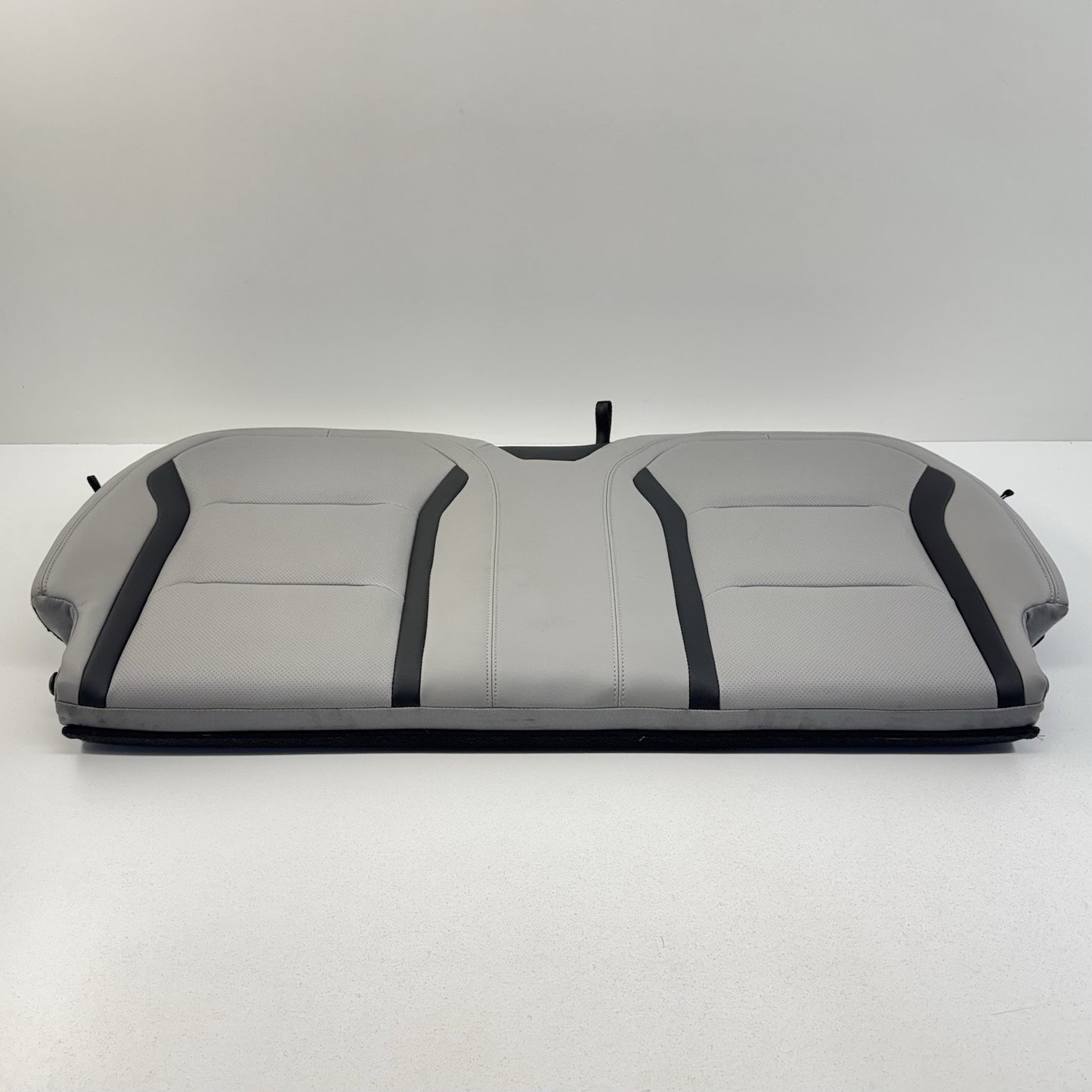 16-24 Chevrolet Camaro Coupe Rear Seat Set Upper Lower Cushion Gray Leather OEM