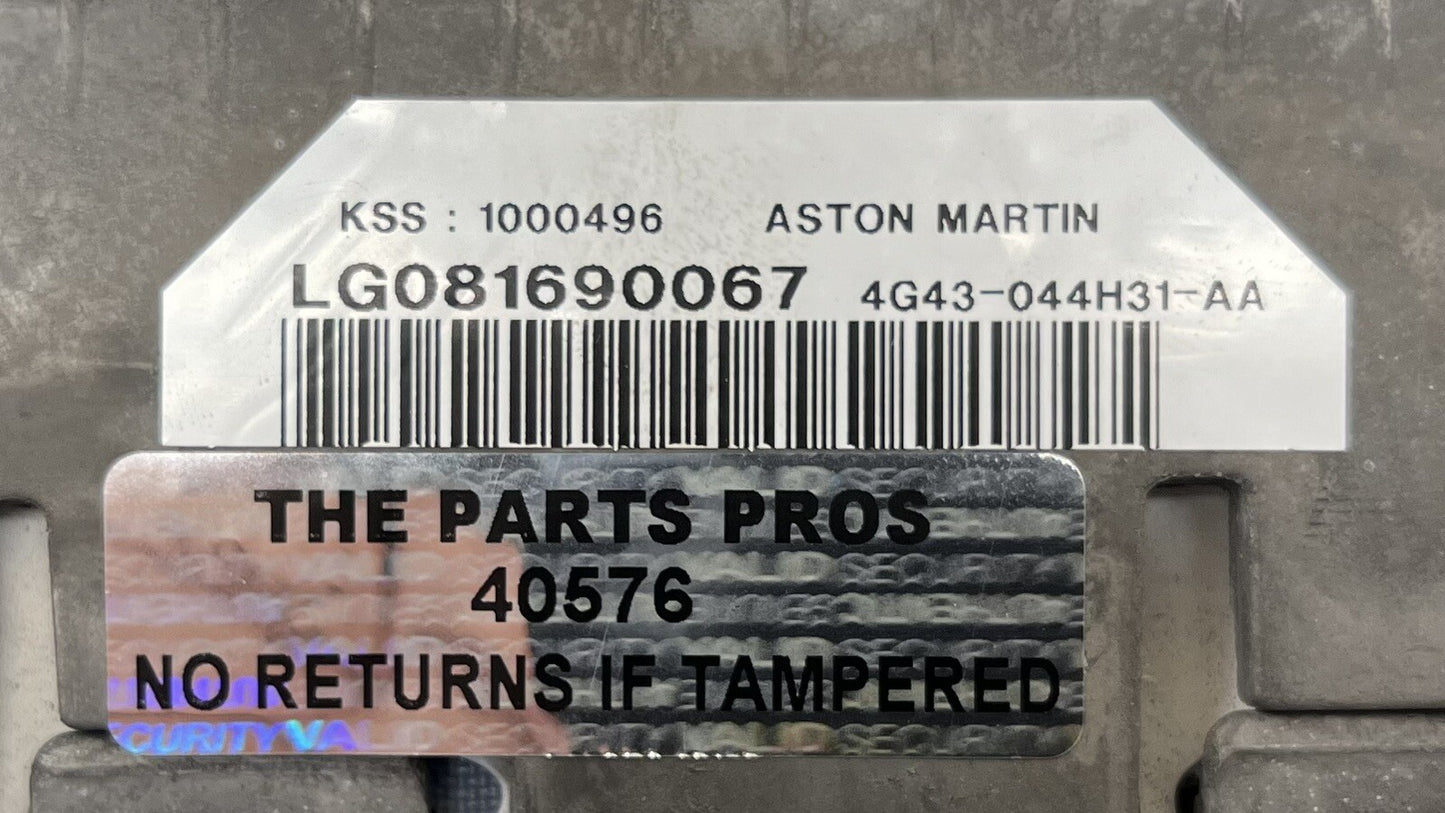 07-17 ASTON MARTIN VANTAGE DASHBOARD DASH INSTRUMENT PANEL AIRBAG SRS OEM