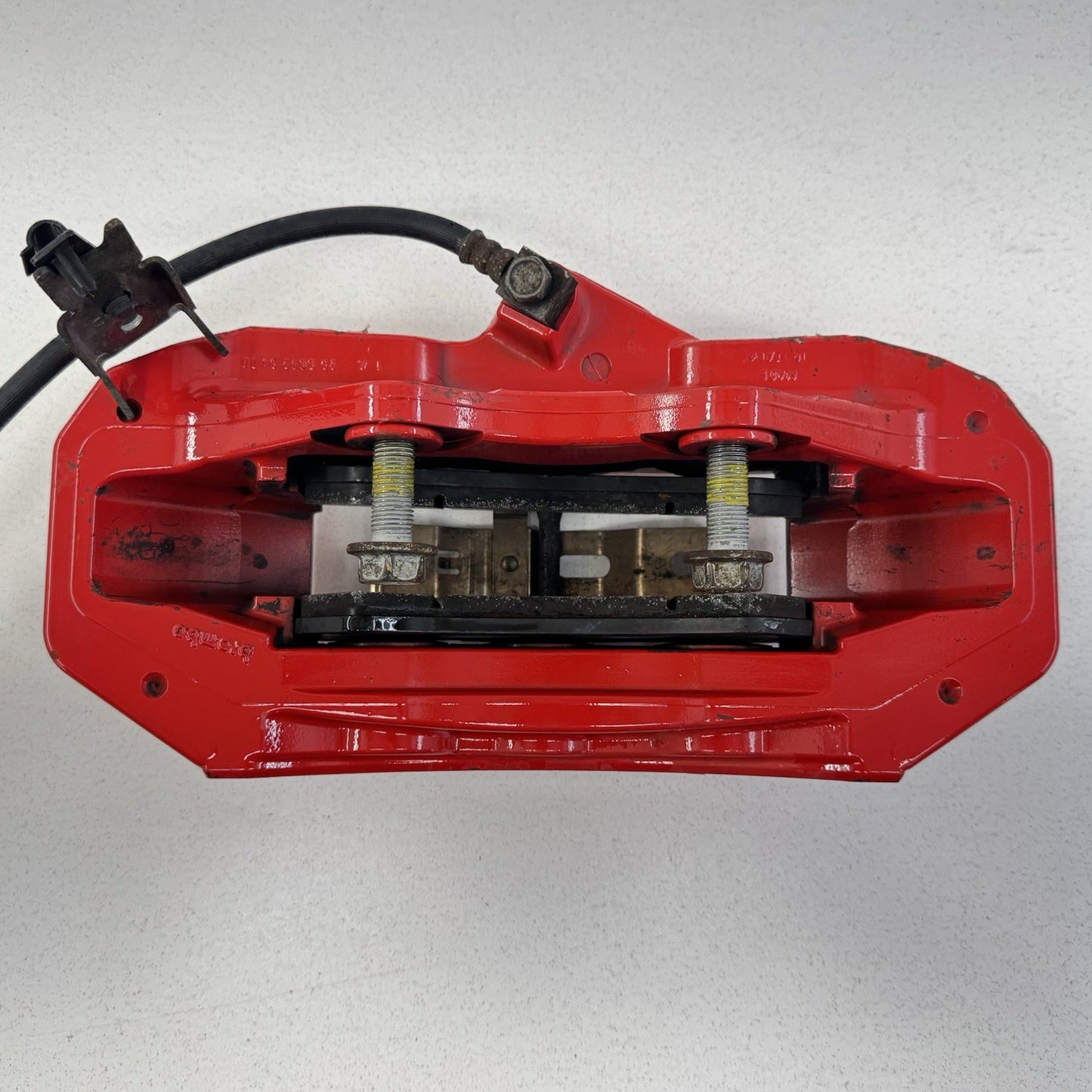 15-20 Dodge Charger SRT Hellcat Red Brembo Brake Caliper Set With Rotors OEM
