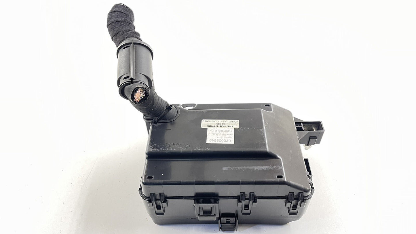 14-15 MASERATI GHIBLI ENGINE BAY FUSE RELAY JUNCTION BOX 670008649 OEM