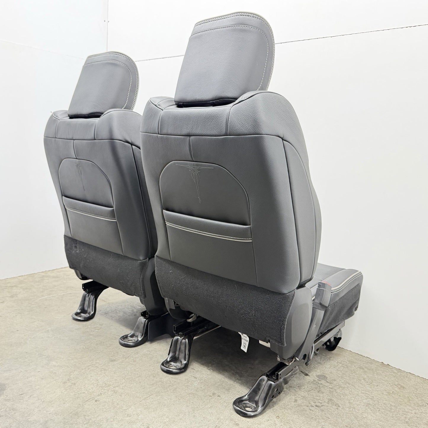 19-24 Ram 4500 5500 Crew Cab Limited Seat Set Front & Rear Leather Black OEM
