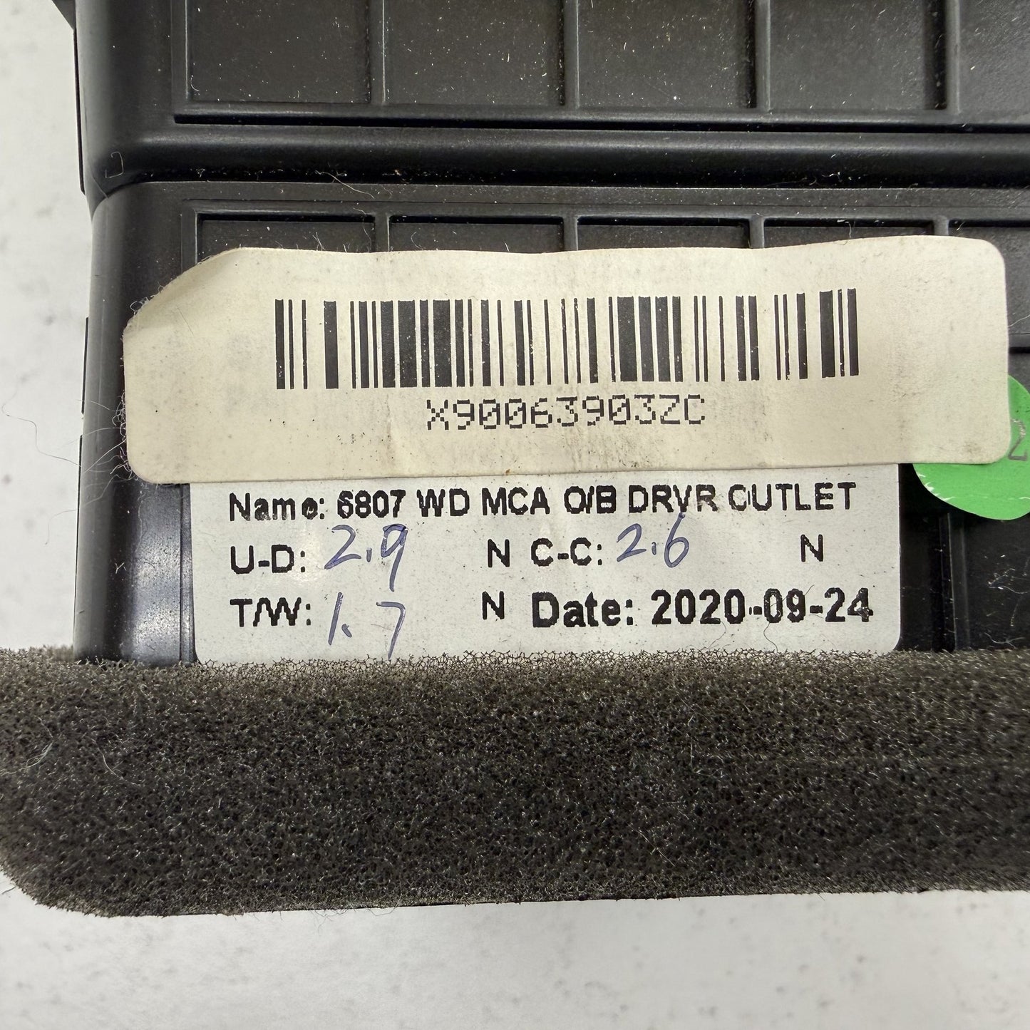 2021-2026 Dodge Durango SRT Driver Left Dashboard Dash Outer Air Vent OEM