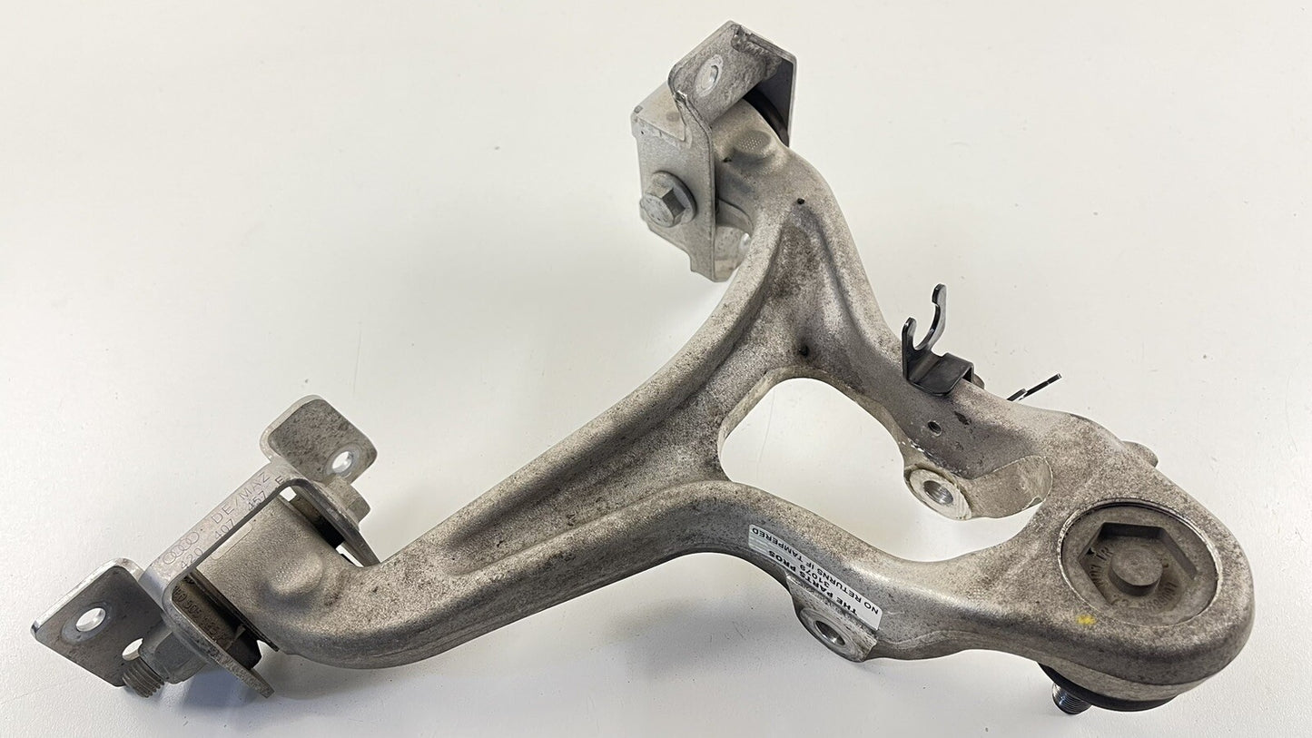 08-15 AUDI R8 SPYDER DRIVER LEFT FRONT UPPER CONTROL ARM 420 407 505 E OEM