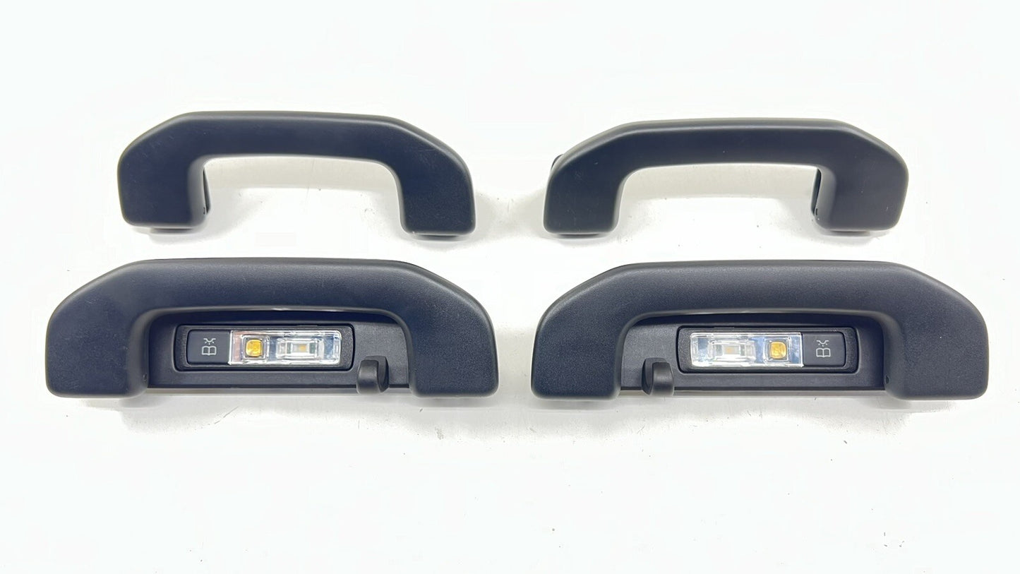 15-21 MERCEDES-BENZ C63S W205 INTERIOR HEADLINER ROOF GRAB HANDLE SET BLACK OEM