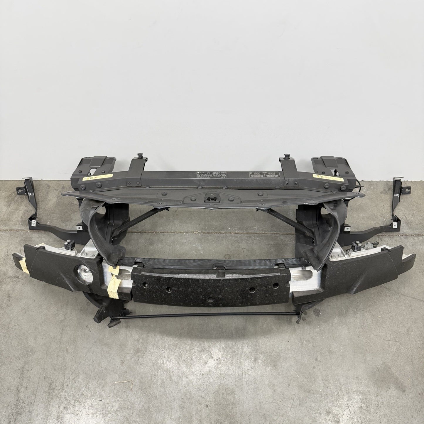 06-10 BMW M6 E63 E64 Front Clip Radiator Support Frame W/ Reinforcement Bar OEM