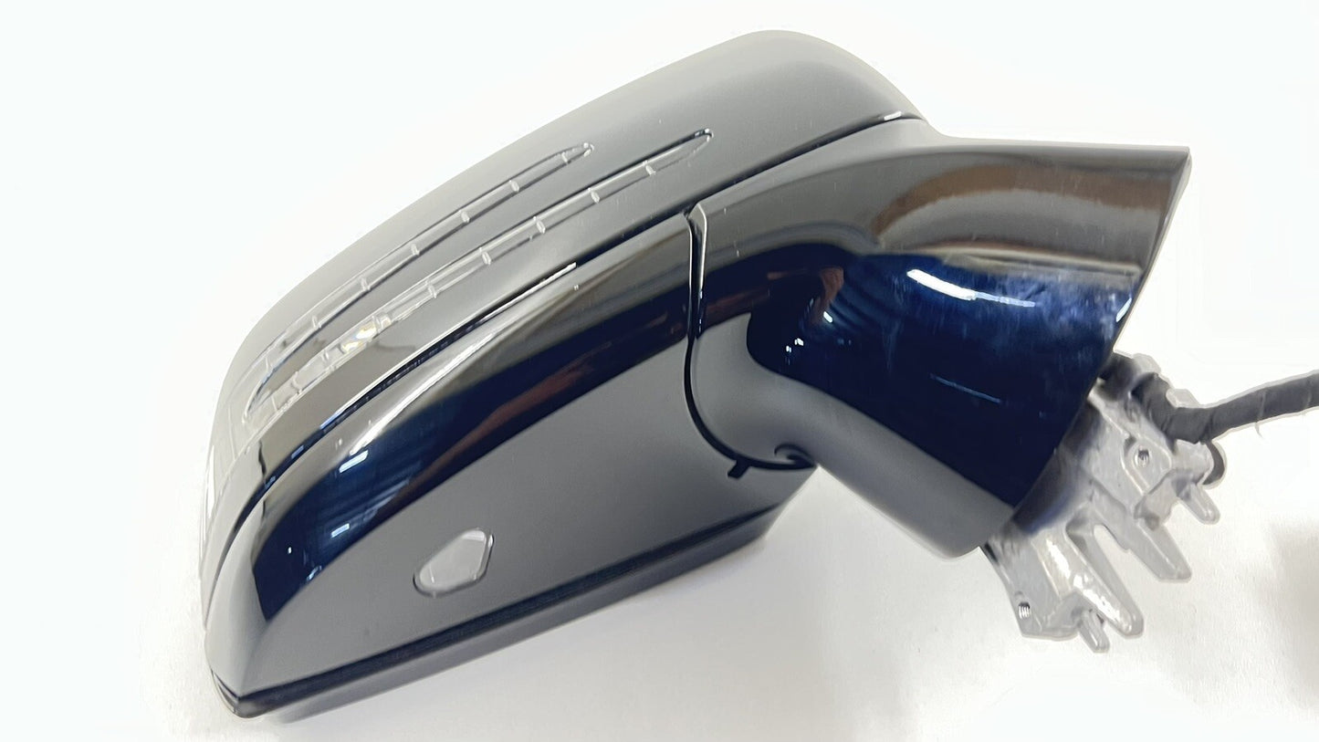 12-18 Mercedes W218 CLS550 CLS63 Right Door Mirror Side View W/ Blind Spot OEM
