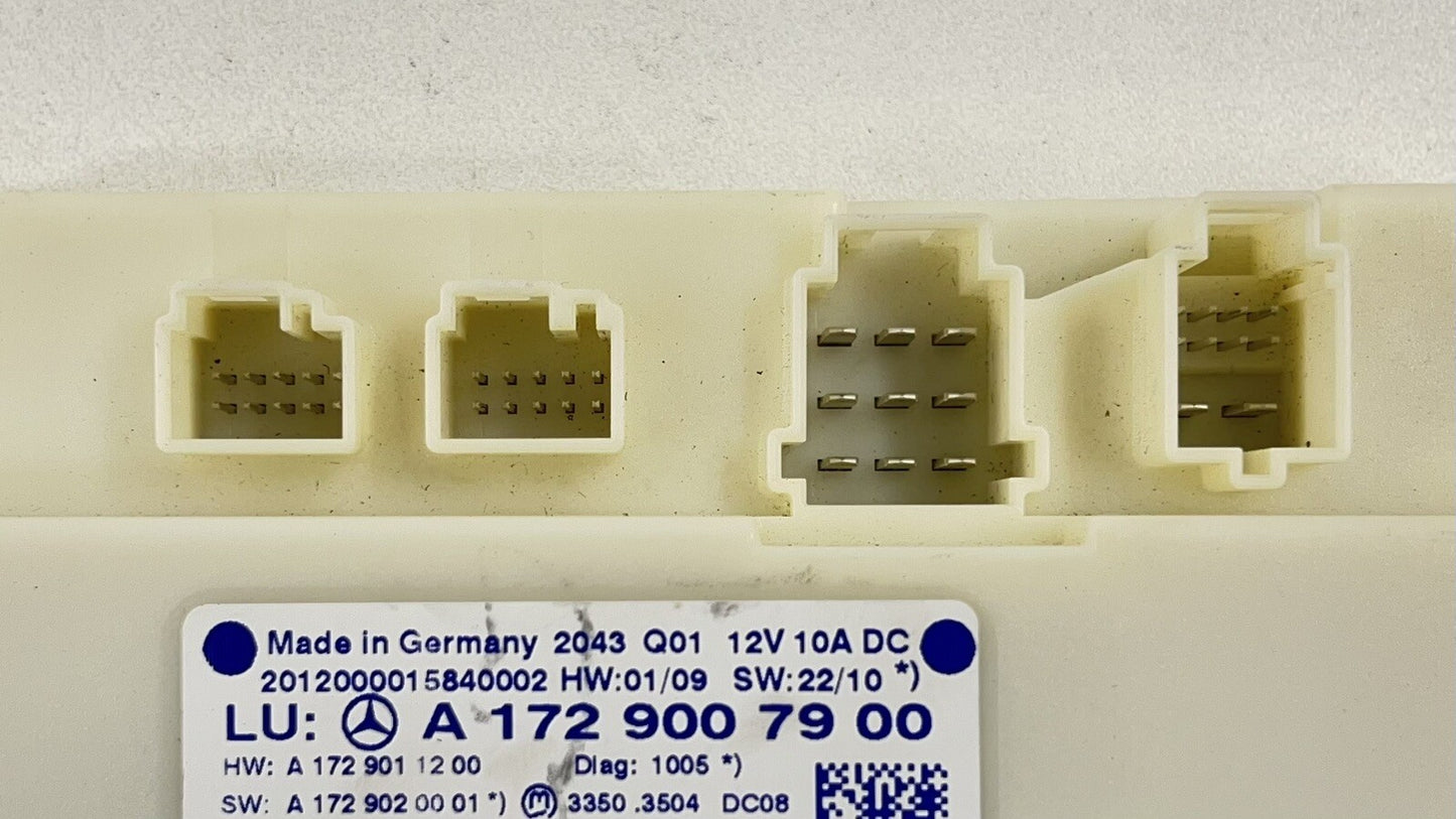 12-14 MERCEDES BENZ CLS550 W218 KEYLESS GO ENTRY CONTROL MODULE 1729007900 OEM