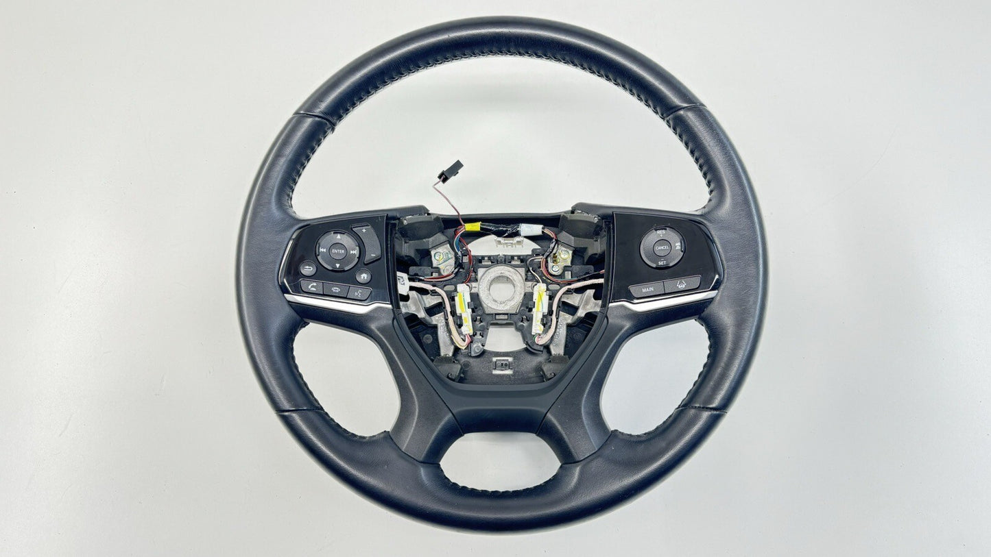 18-22 Honda Odyssey Driver Steering Wheel Leather Black 78500-THR-A41 OEM