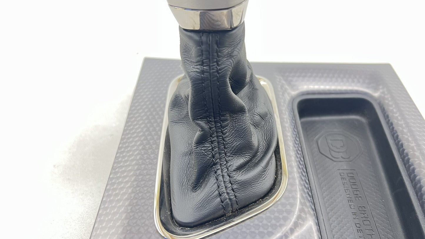 20-23 DODGE CHARGER HELLCAT CENTER CONSOLE GEAR SHIFT BOOT SURROUND TRIM OEM