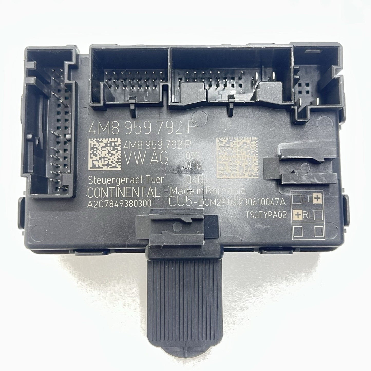 17-24 AUDI A4 S4 PASSENGER RIGHT FRONT DOOR CONTROL MODULE 4M8959792P OEM