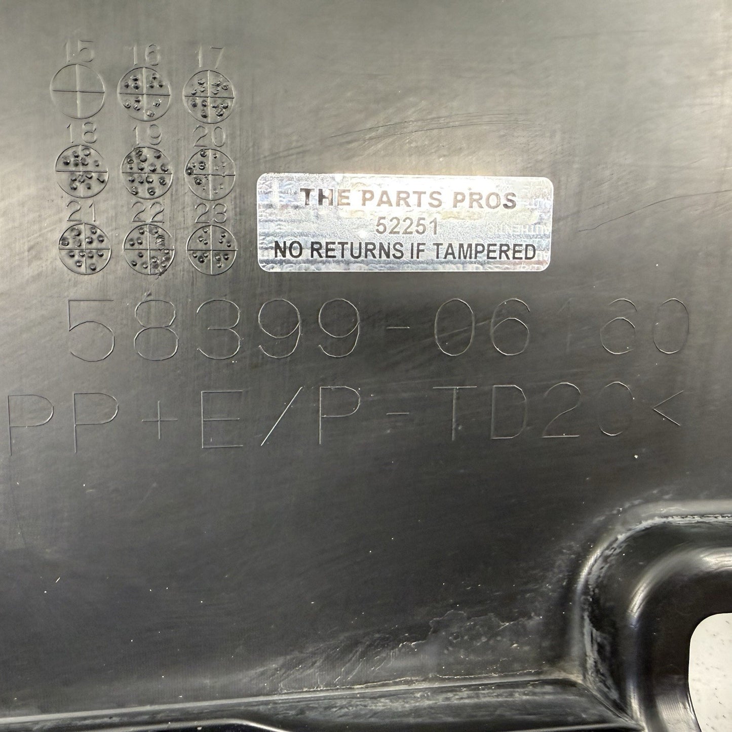 25-26 Toyota Camry Left Rear Under Body Splash Shield Guard 58399-06160 OEM