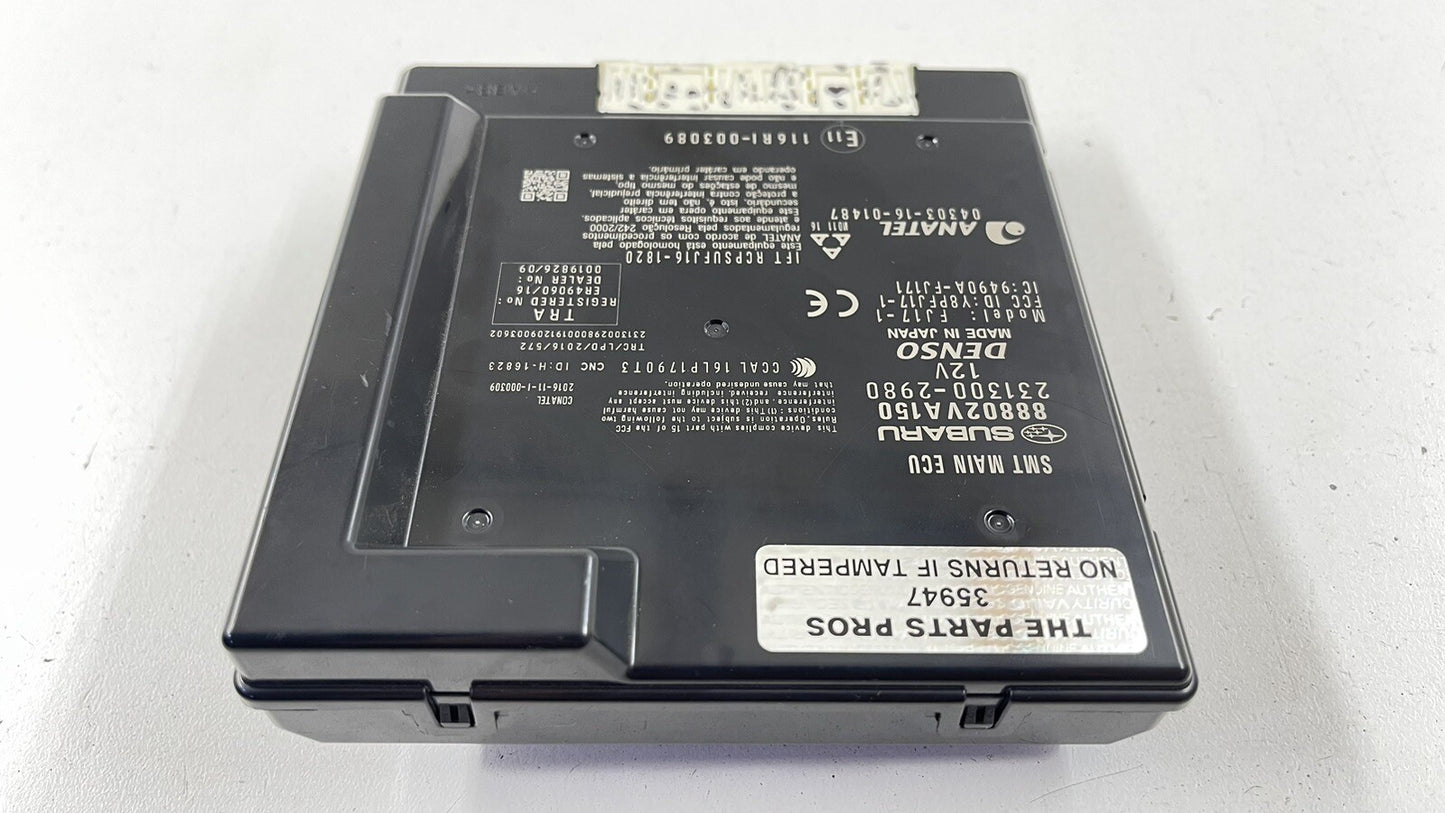 20-21 SUBARU WRX ANTI THEFT LOCKING MODULE KEYLESS ENTRY MODULE 88802VA150 OEM