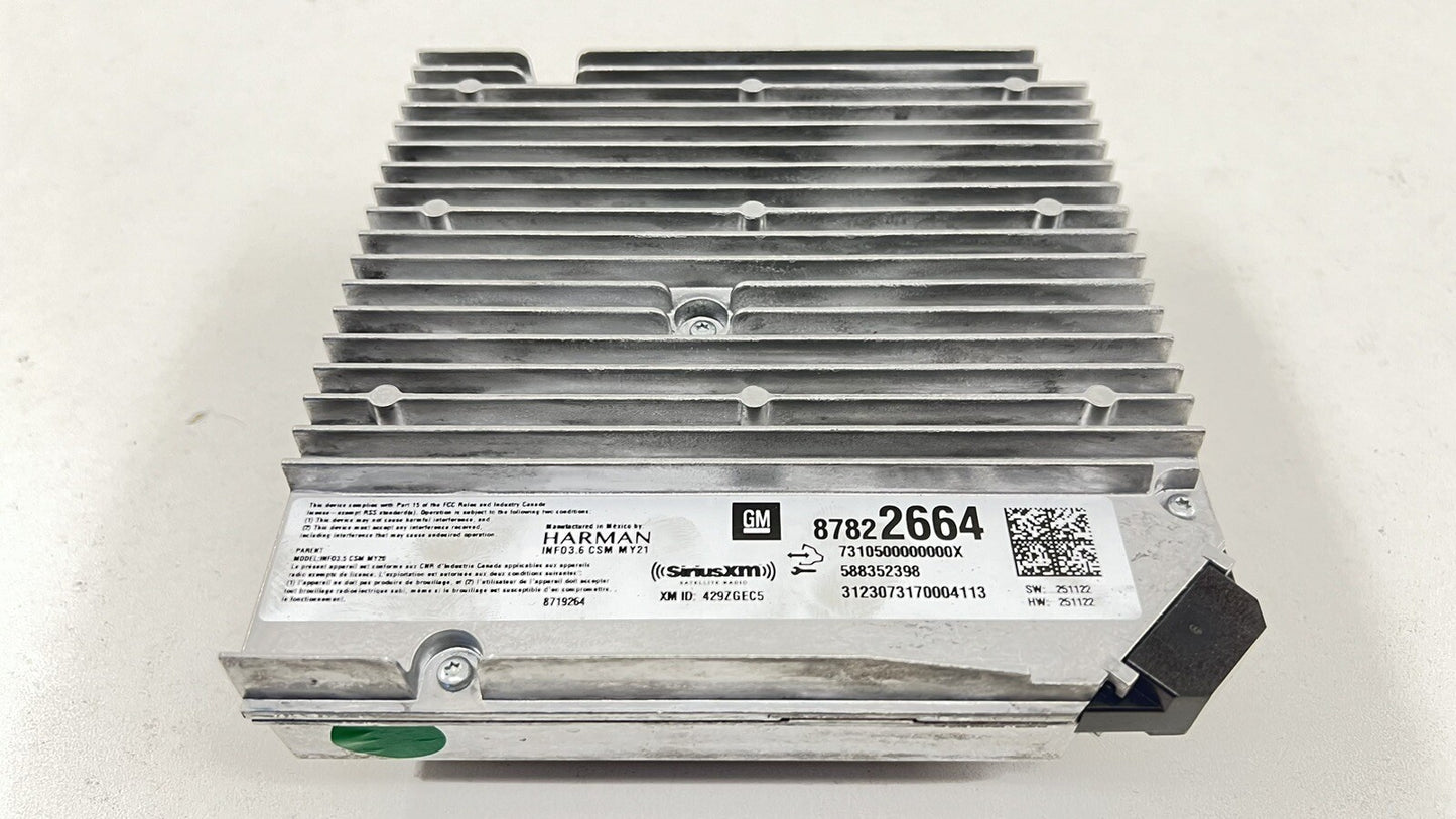 22-24 Cadillac CT5 V Blackwing Sirius Satellite Radio Receiver Module OEM