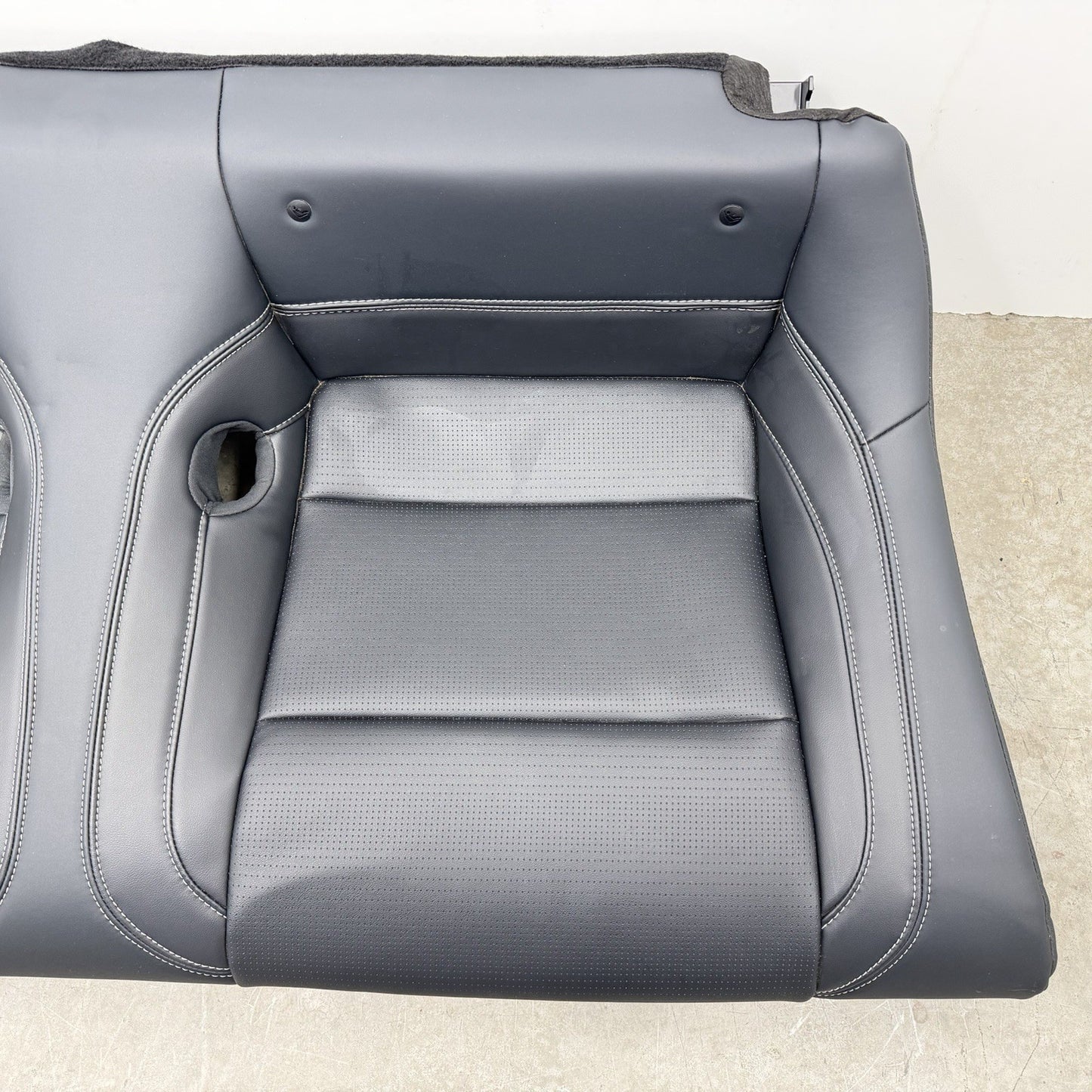 24-26 Ford Mustang Convertible Rear Seat Set Upper & Lower Cushion Leather OEM