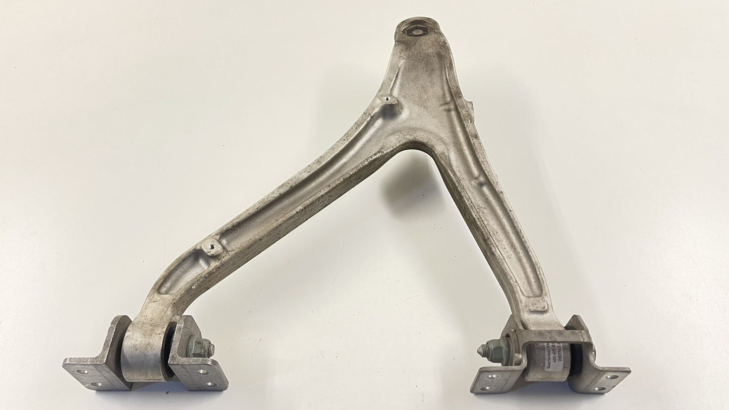 08-15 AUDI R8 SPYDER DRIVER LEFT FRONT LOWER CONTROL ARM 420 407 155 OEM