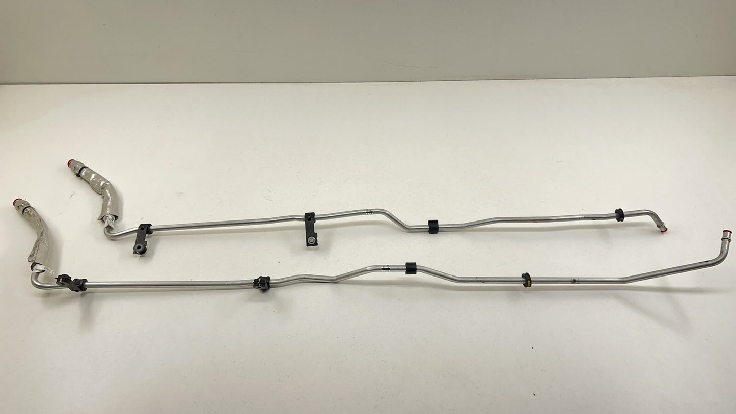 22-24 CADILLAC CT5 V BLACKWING REAR DIFF DIFFERENTIAL OIL COOLER LINE PAIR OEM
