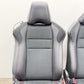 13-20 Subaru BRZ Limited Front Seat Pair Suede Black W/ Red Stitching OEM
