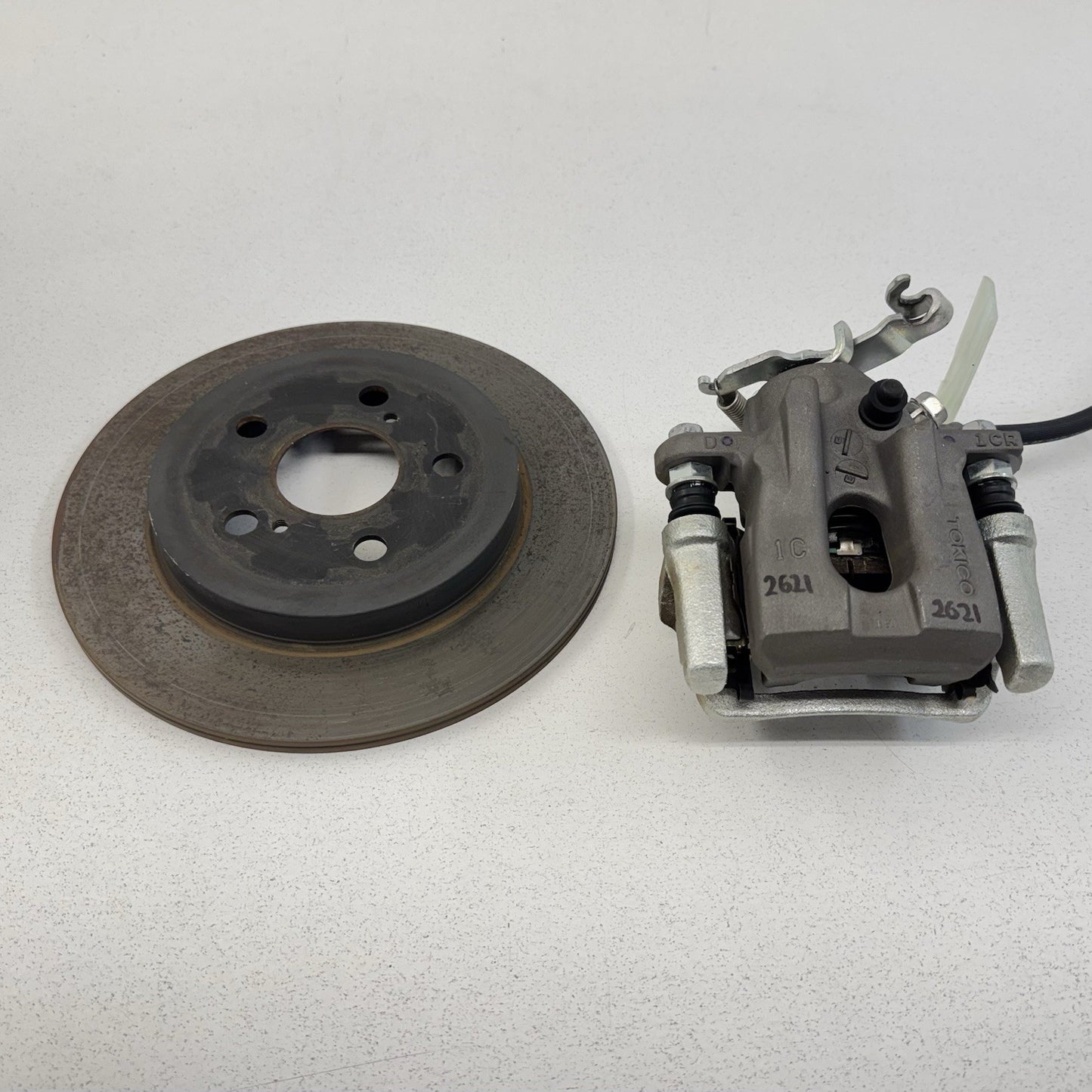 17-22 Toyota Prius / Prius Prime Passenger Right Rear Brake Caliper W/ Rotor OEM