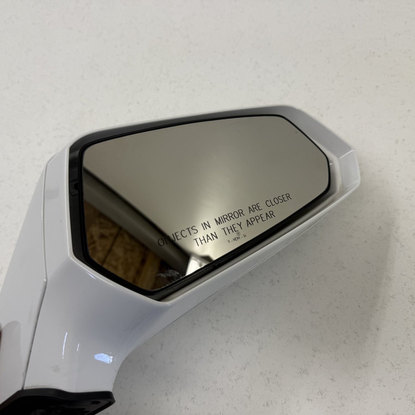 2010-2015 Chevrolet Camaro Passenger Right Door Mirror Side View White OEM