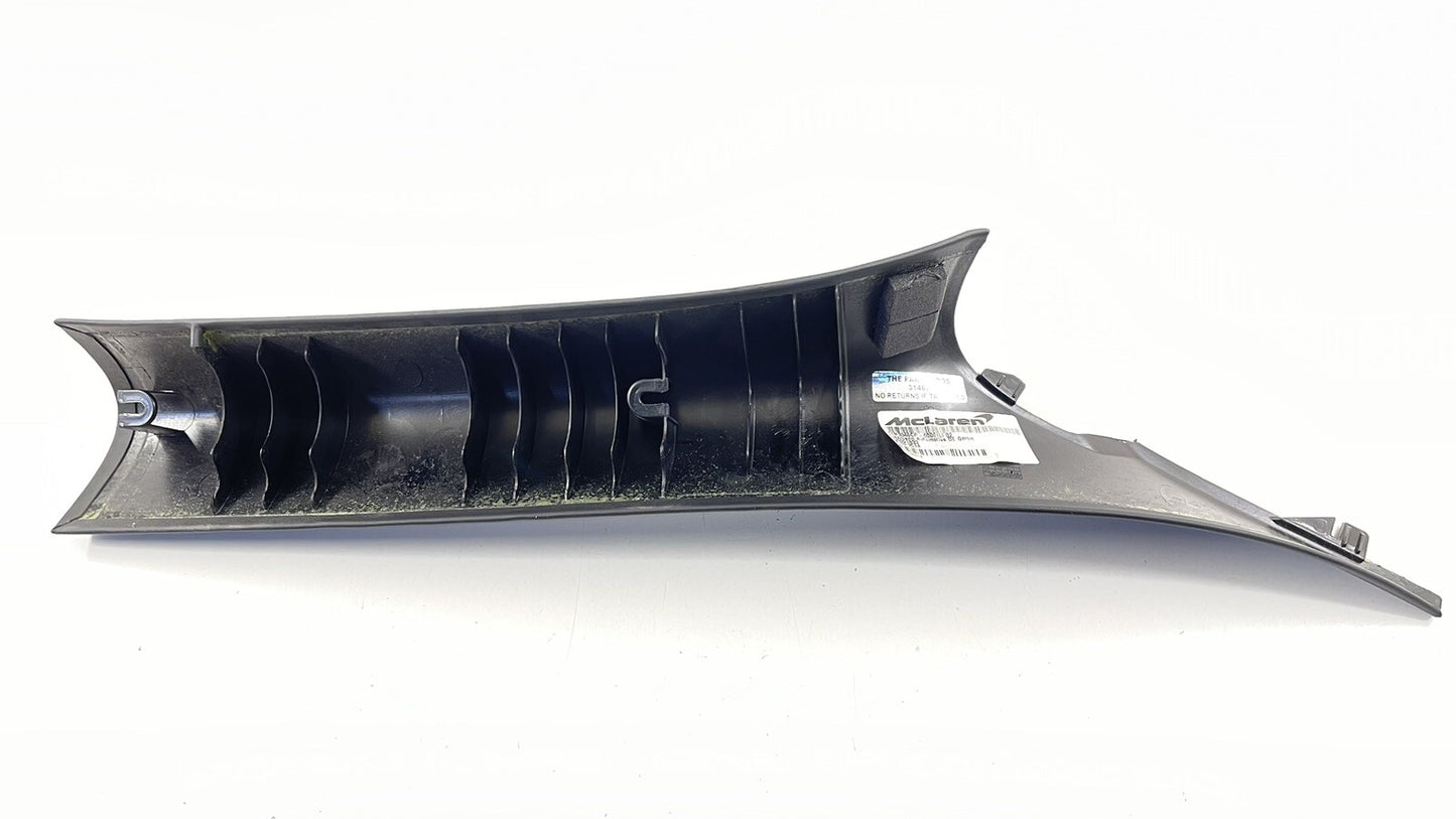 15-17 MCLAREN 650S INTERIOR DRIVER LEFT FRONT A PILLAR TRIM COVER 11N3340CP OEM