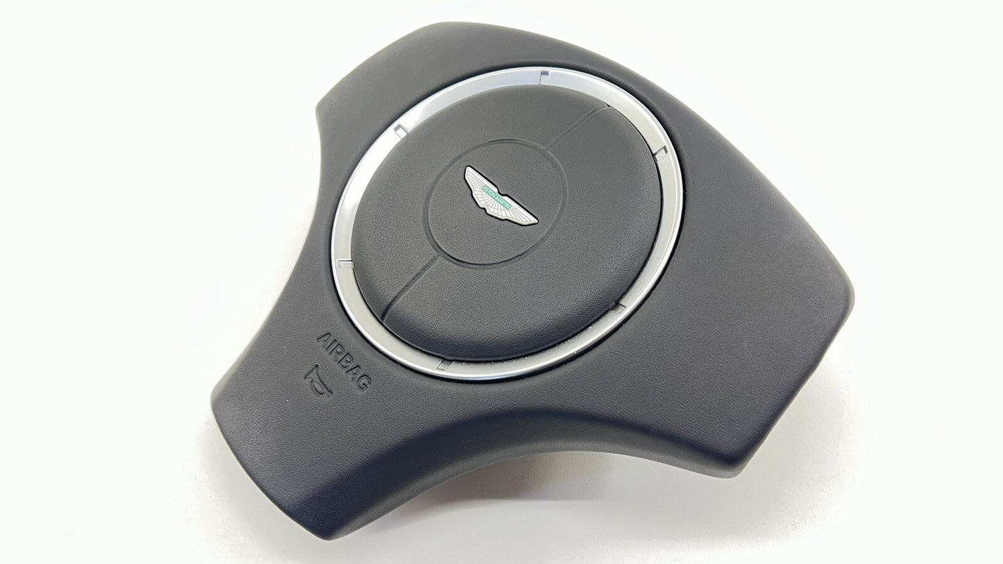 07-17 Aston Martin V8 V12 Vantage Driver Steering Wheel Airbag Air Bag Black OEM
