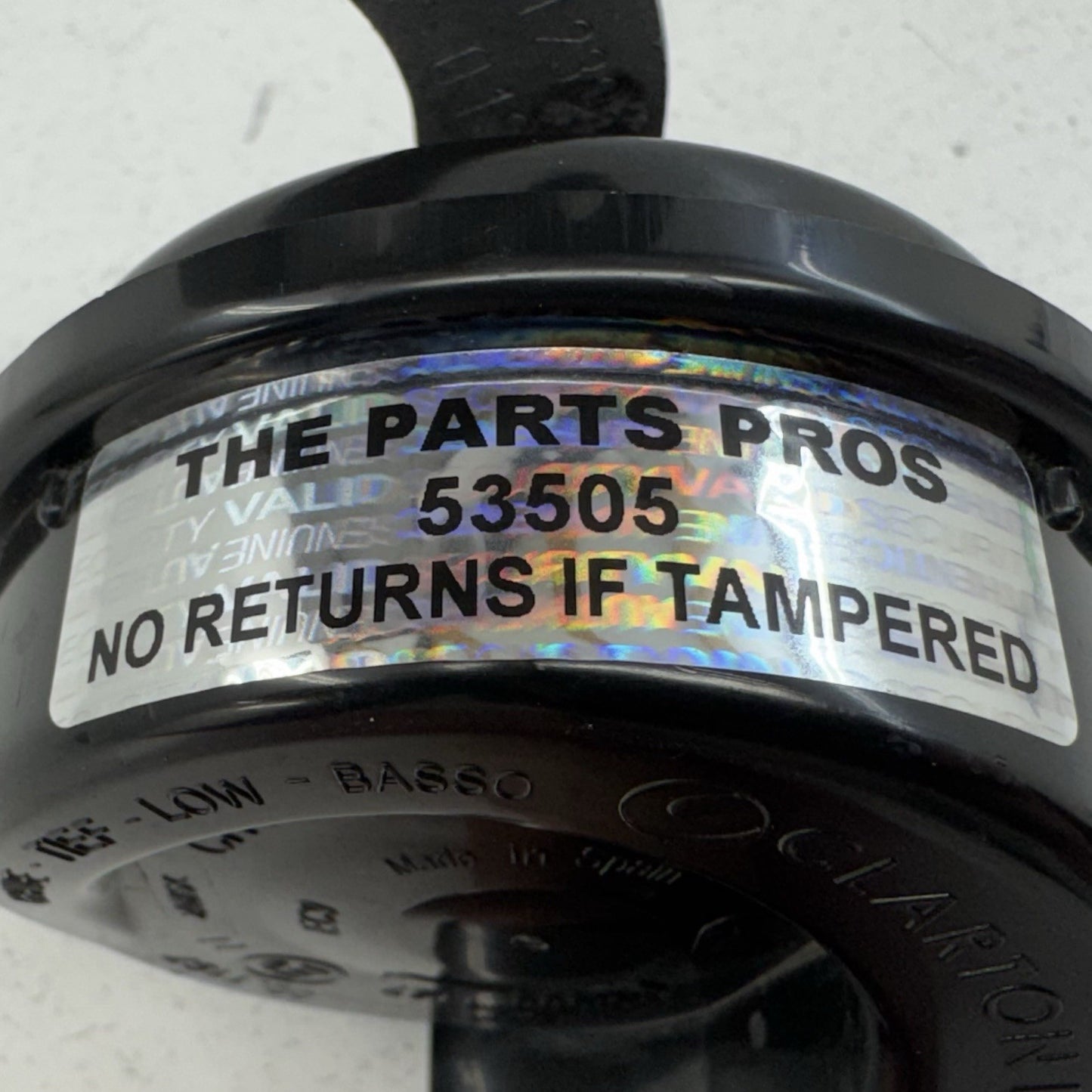 17-25 Audi A4 A5 S4 S5 Front Low Tone Horn Siren Alarm Signal W/ Bracket OEM