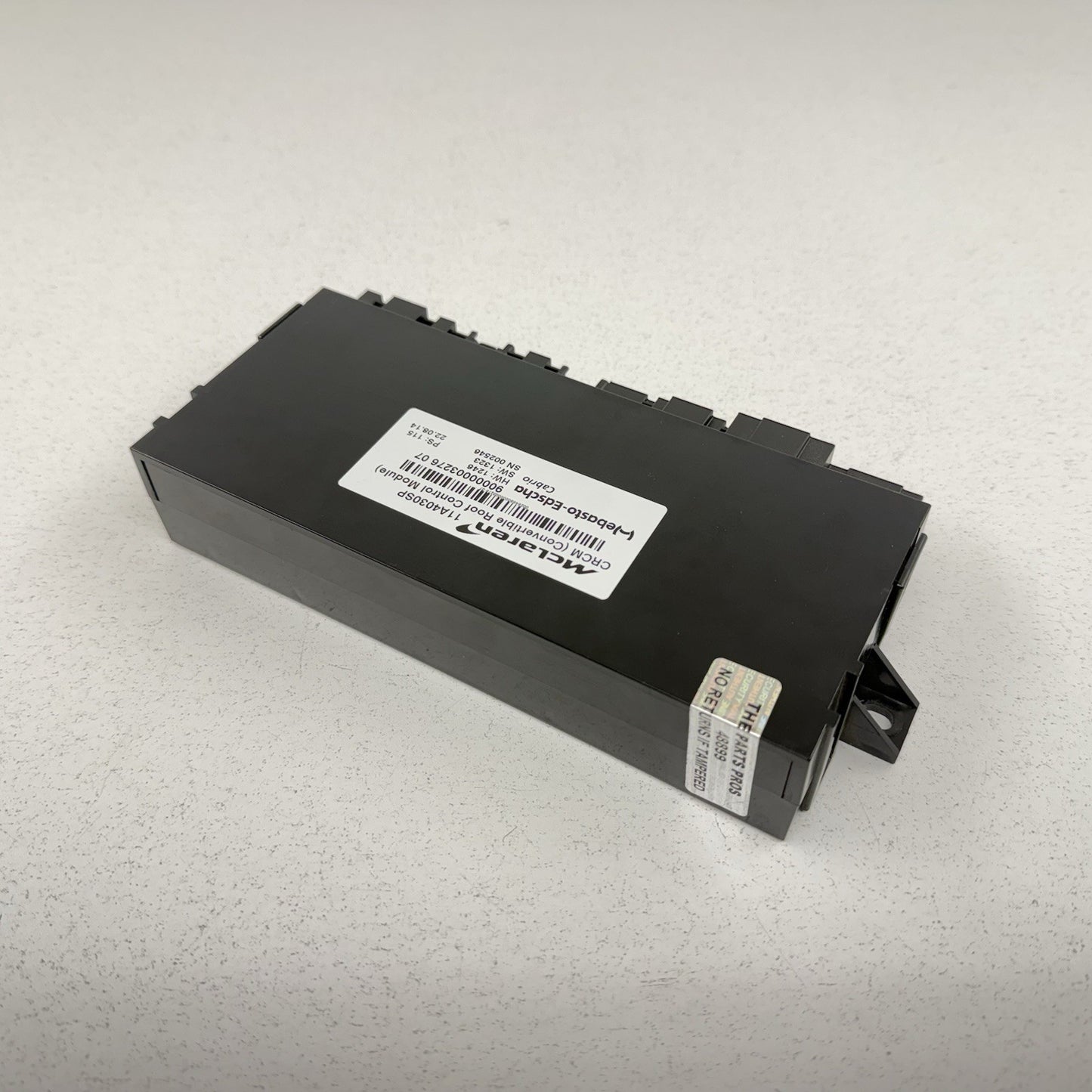 15-17 McLaren 650s Convertible Roof Top Control Module CRCM 11A4030SP OEM