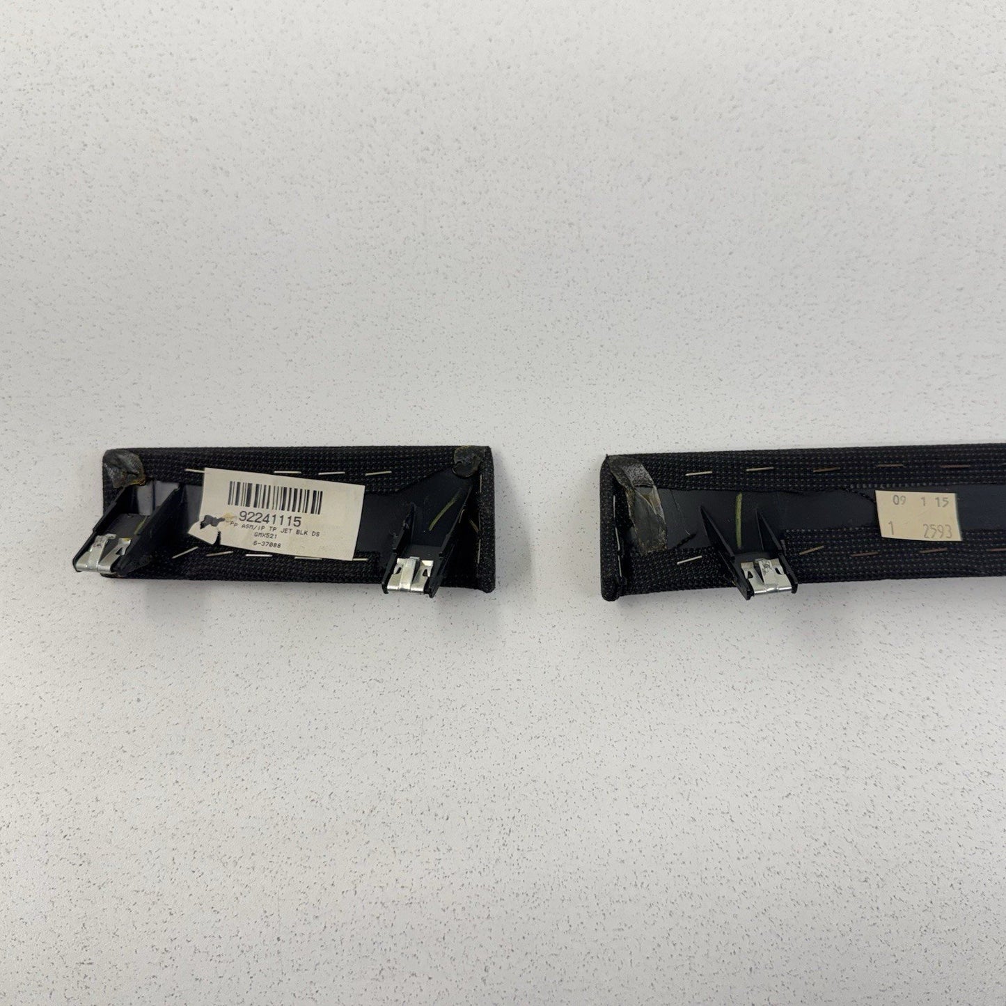 10-15 Chevrolet Camaro SS Dashboard Trim Panel Molding Pair Jet Black OEM