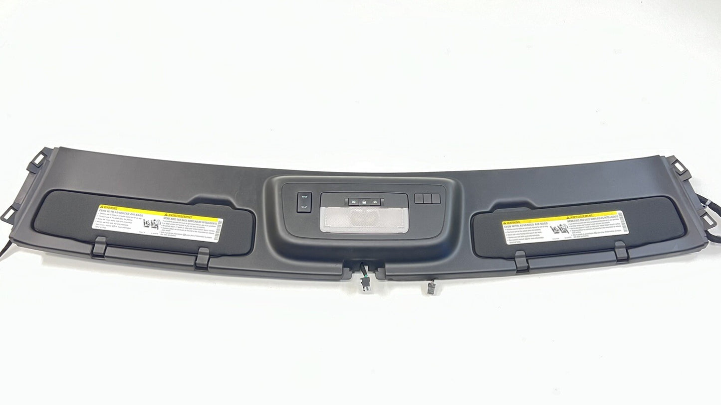 11-15 CHEVROLET CAMARO SS CONVERTIBLE OVERHEAD DOME LIGHT W/ SUN VISOR PAIR OEM