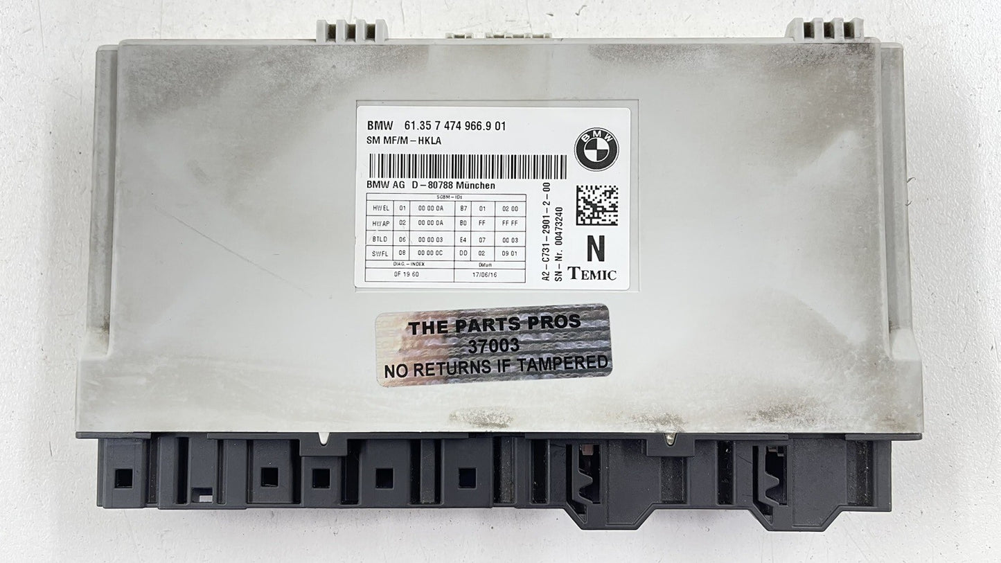 12-19 BMW M6 LEFT OR RIGHT FRONT SEAT CONTROL MODULE 7474966 OEM