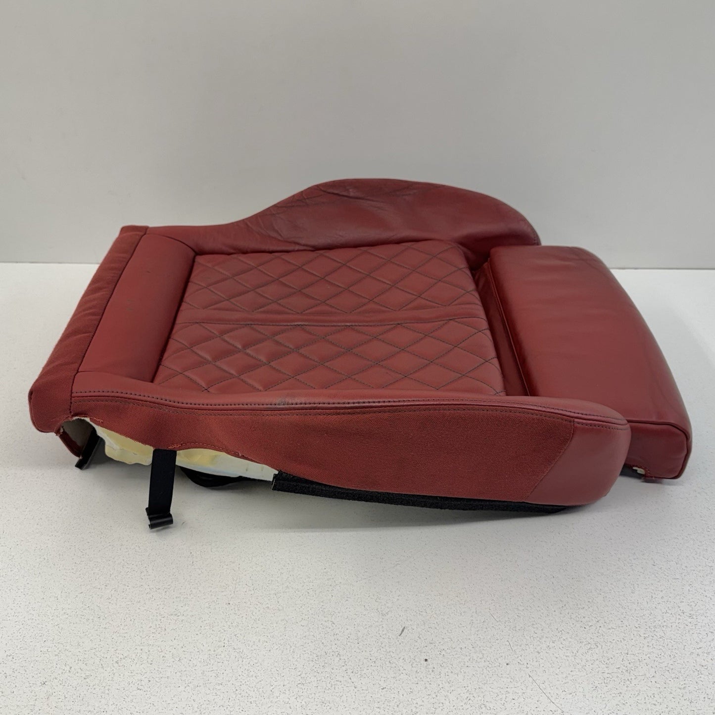 18-24 Audi S4 S5 Driver Left Front Sport Seat Lower Cushion Magma Red OEM