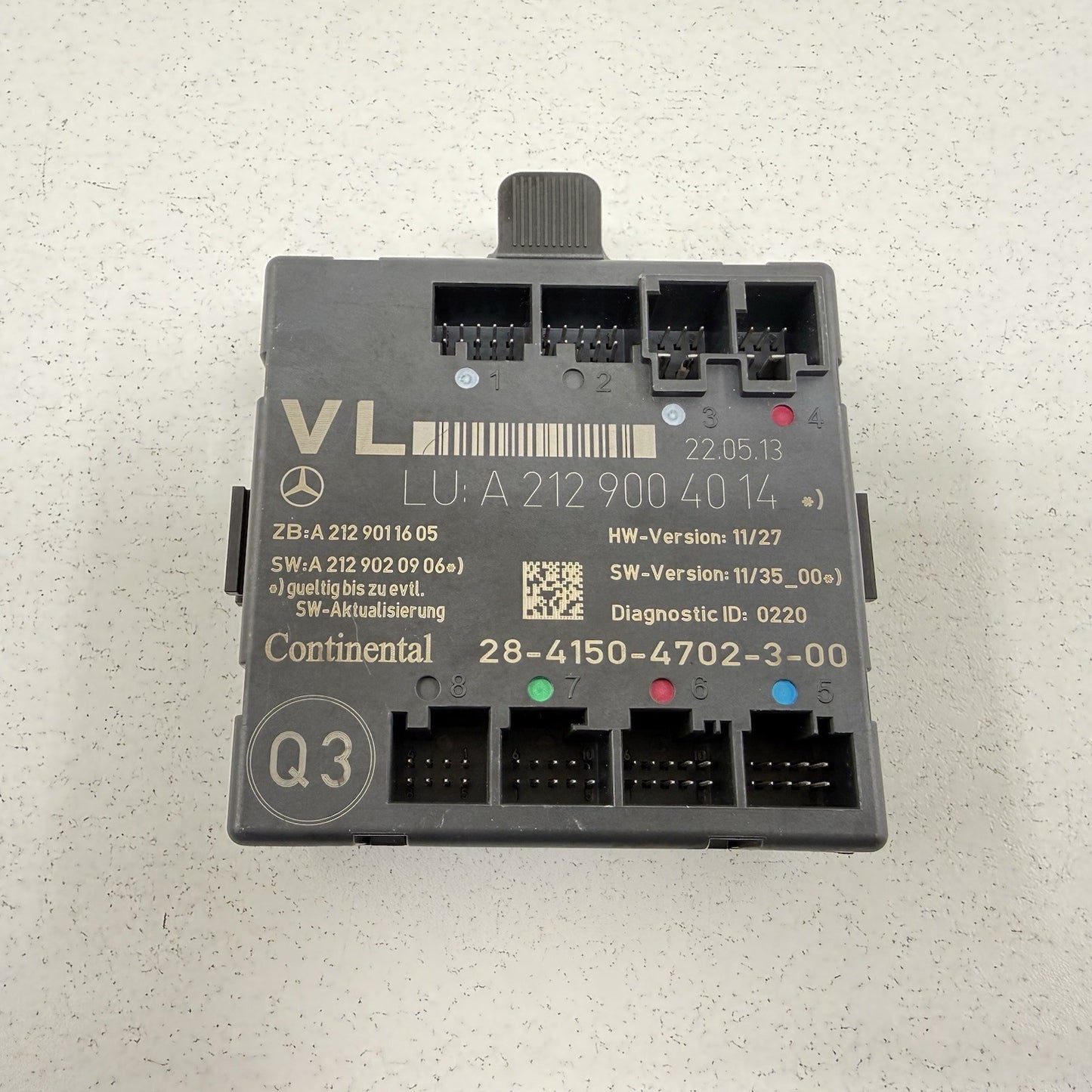 10-16 Mercedes W212 E350 Driver Left Front Door Control Module 2129004014 OEM