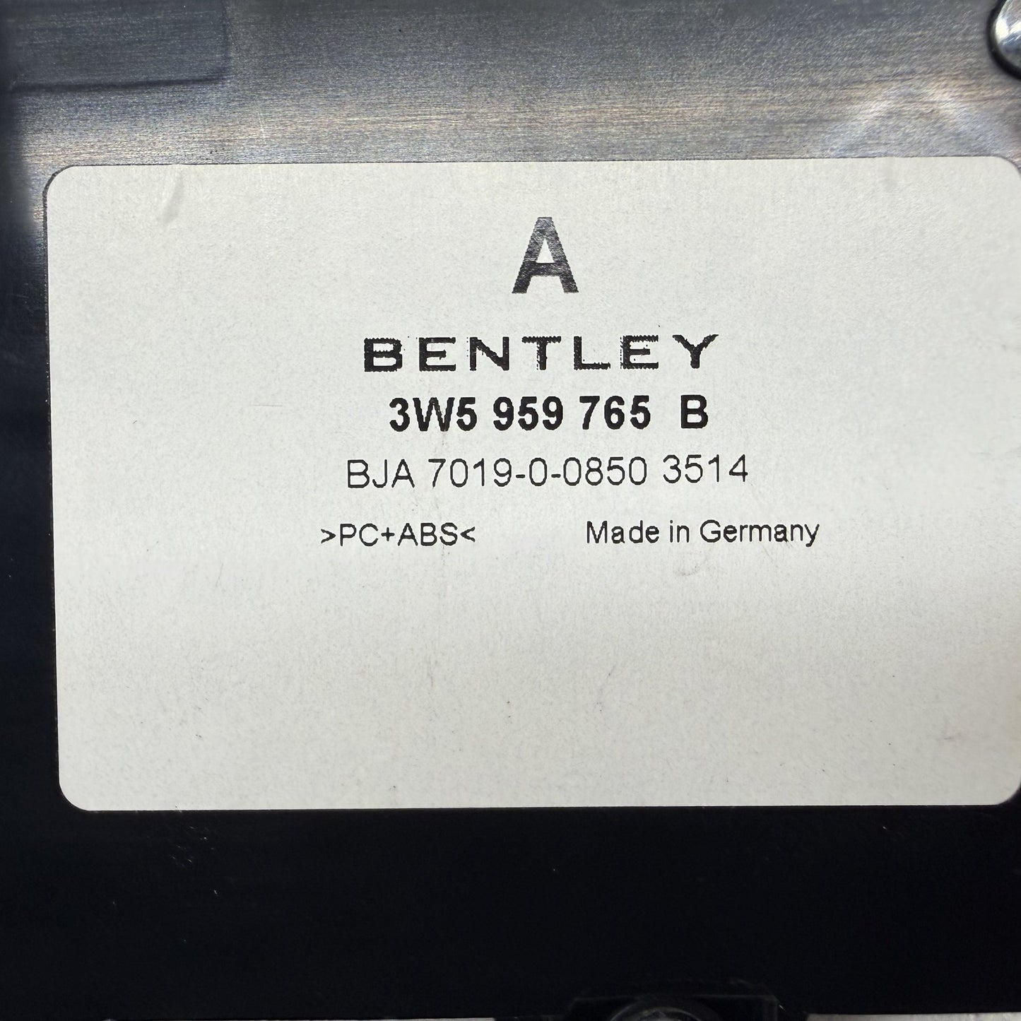 2014-2018 Bentley Flying Spur Driver Left Front Power Seat Control Switch OEM