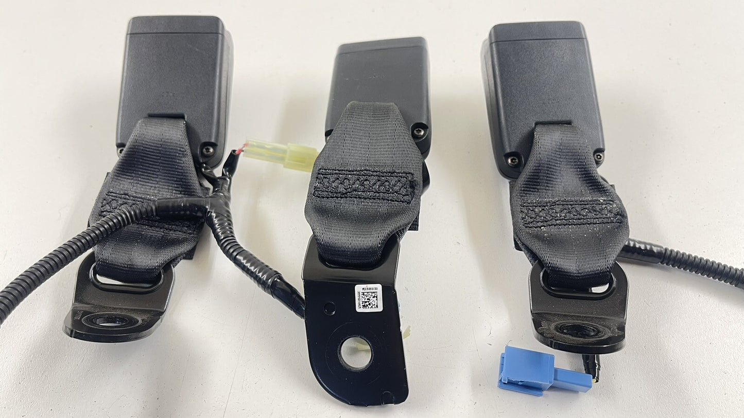 22-23 SUBARU WRX LEFT RIGHT CENTER REAR SEAT BELT SEATBELT BUCKLE SET OEM