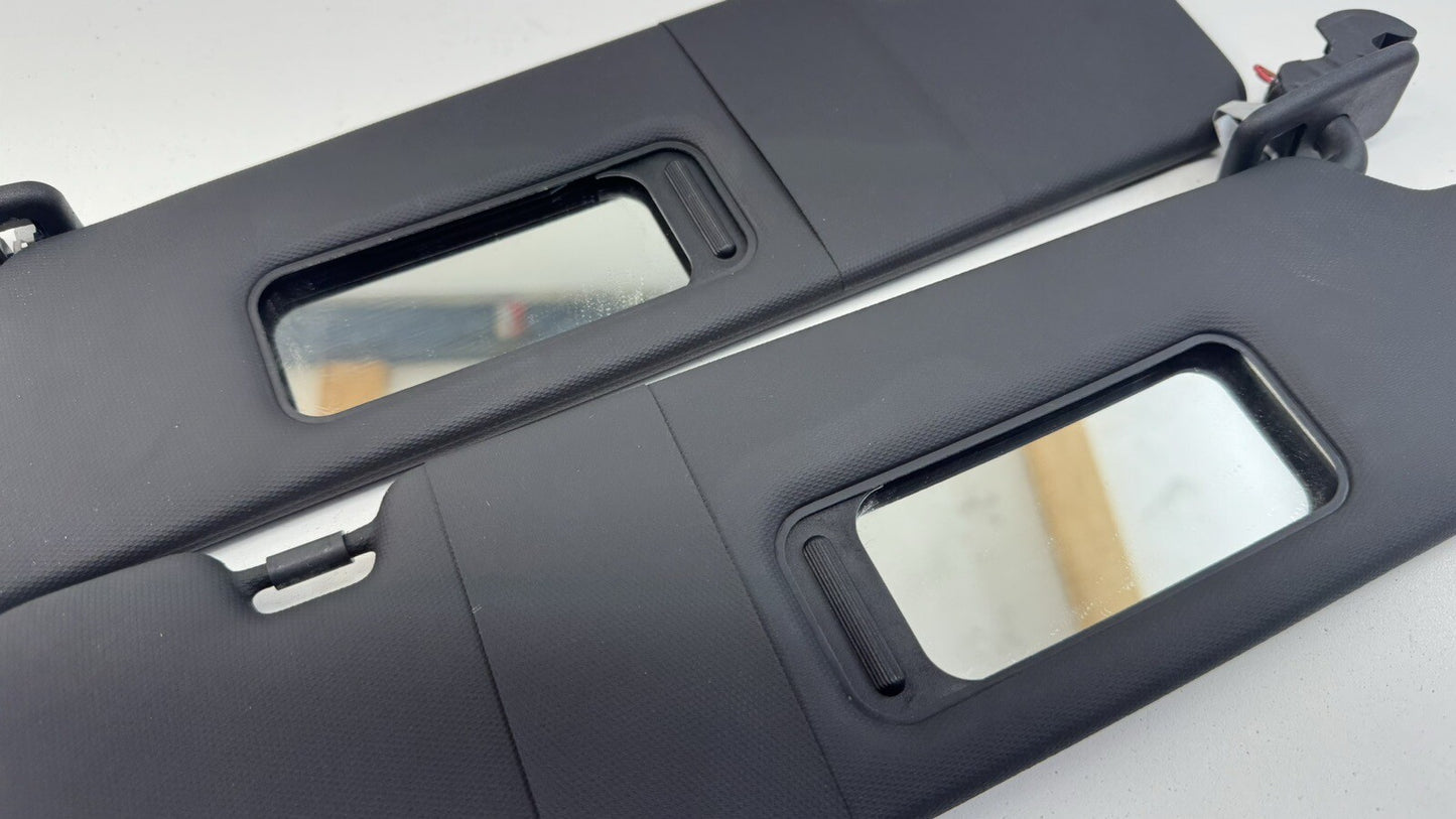 20-23 TOYOTA SUPRA LEFT RIGHT FRONT SUNVISOR SUN VISOR SHADE PAIR BLACK OEM