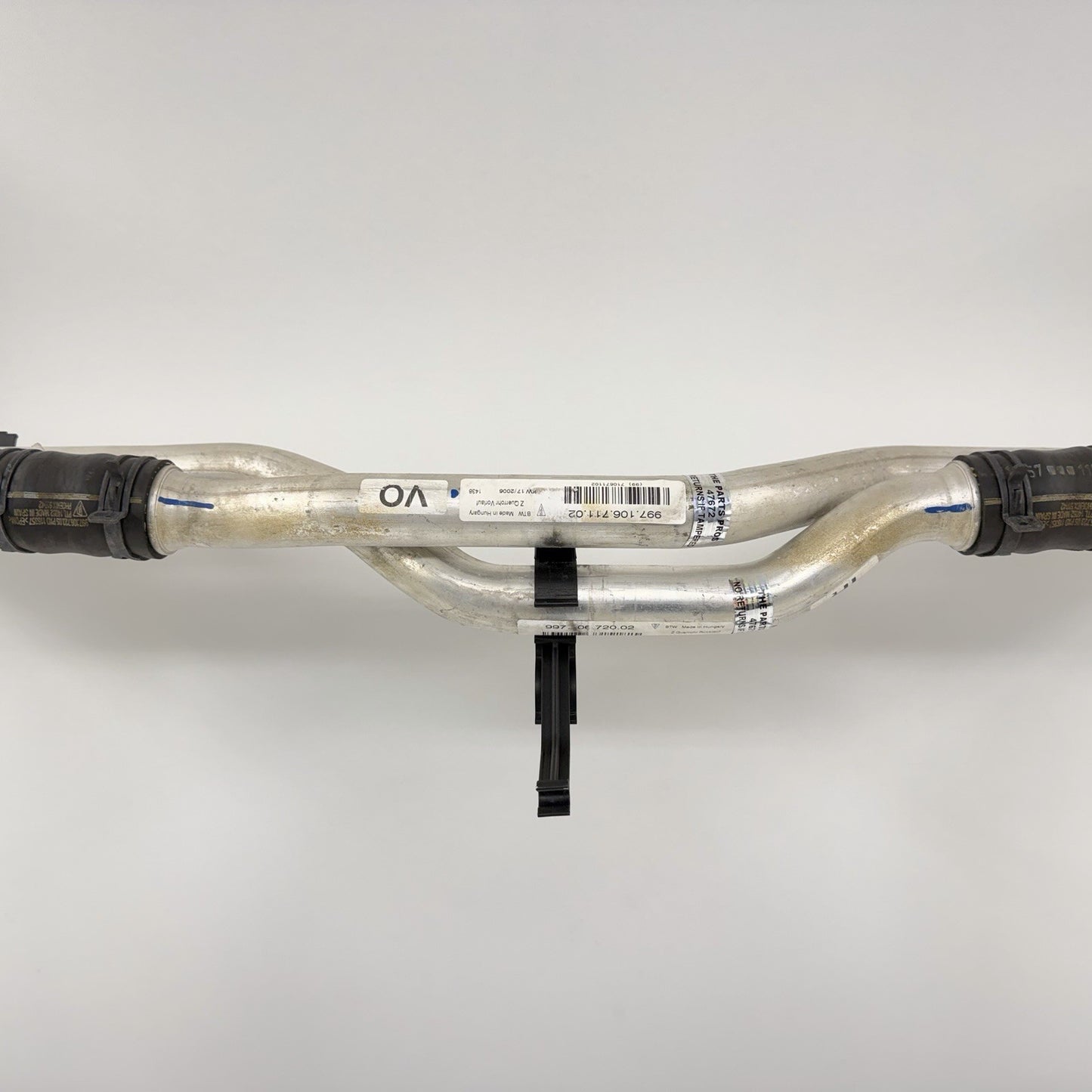 05-12 Porsche 911 997 Boxster Cayman 987 Radiator Crossover Coolant Pipe Set OEM