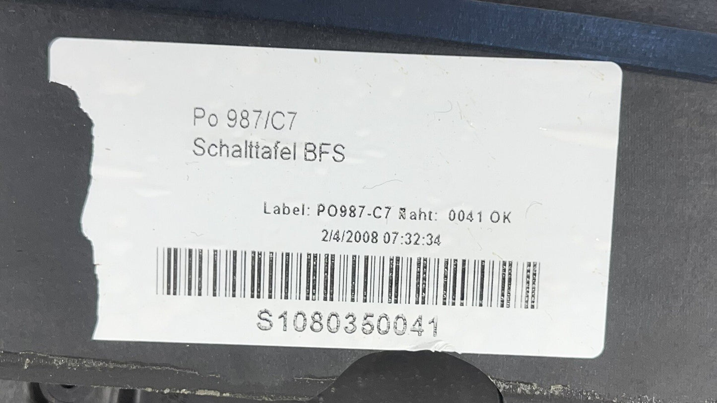 05-08 Porsche Boxster Cayman 987 Dashboard Dash Board Panel Terracotta OEM