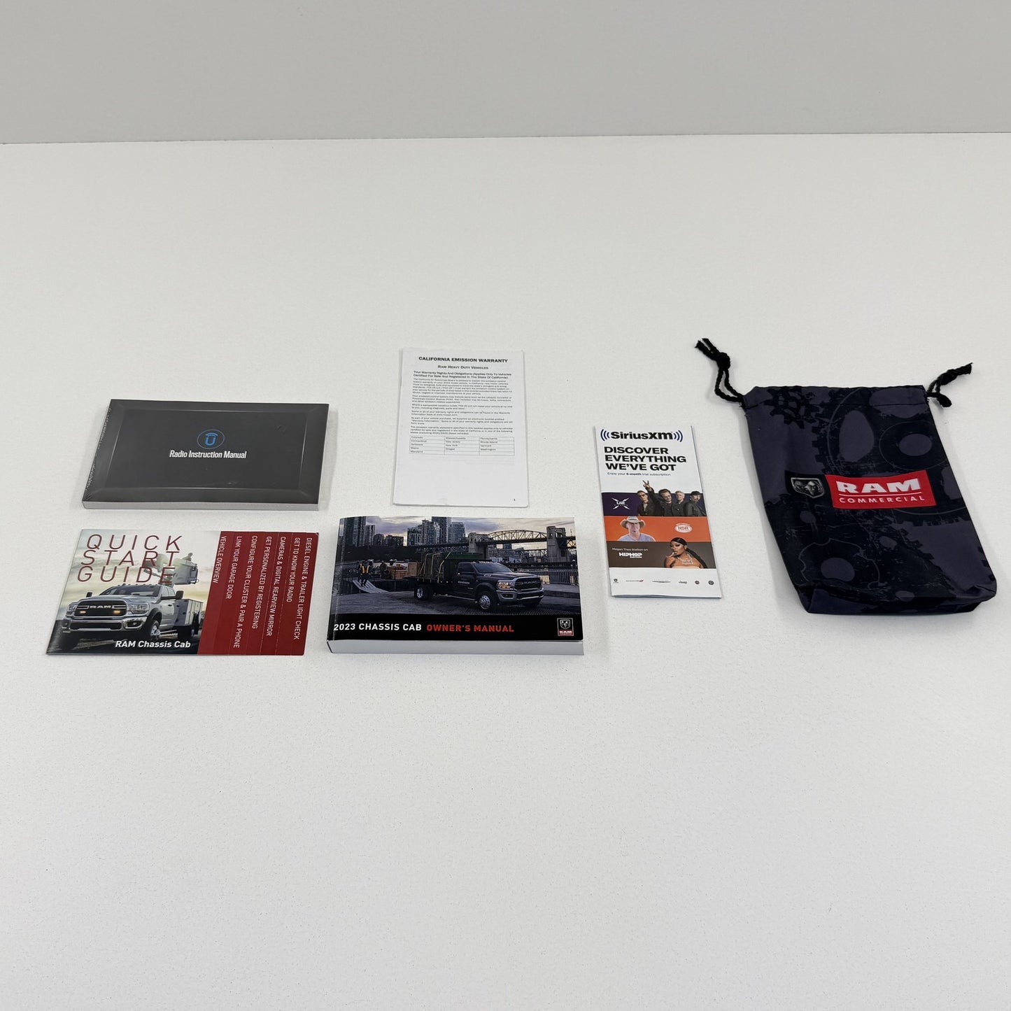 2023 Ram 3500 4500 5500 Chassis Cab Vehicle Operator Owner's Manual Set OEM
