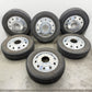 2019-2026 Ram 4500 5500 Dually Wheels Set of 6 Rims & Tires Polished Alcoa Style