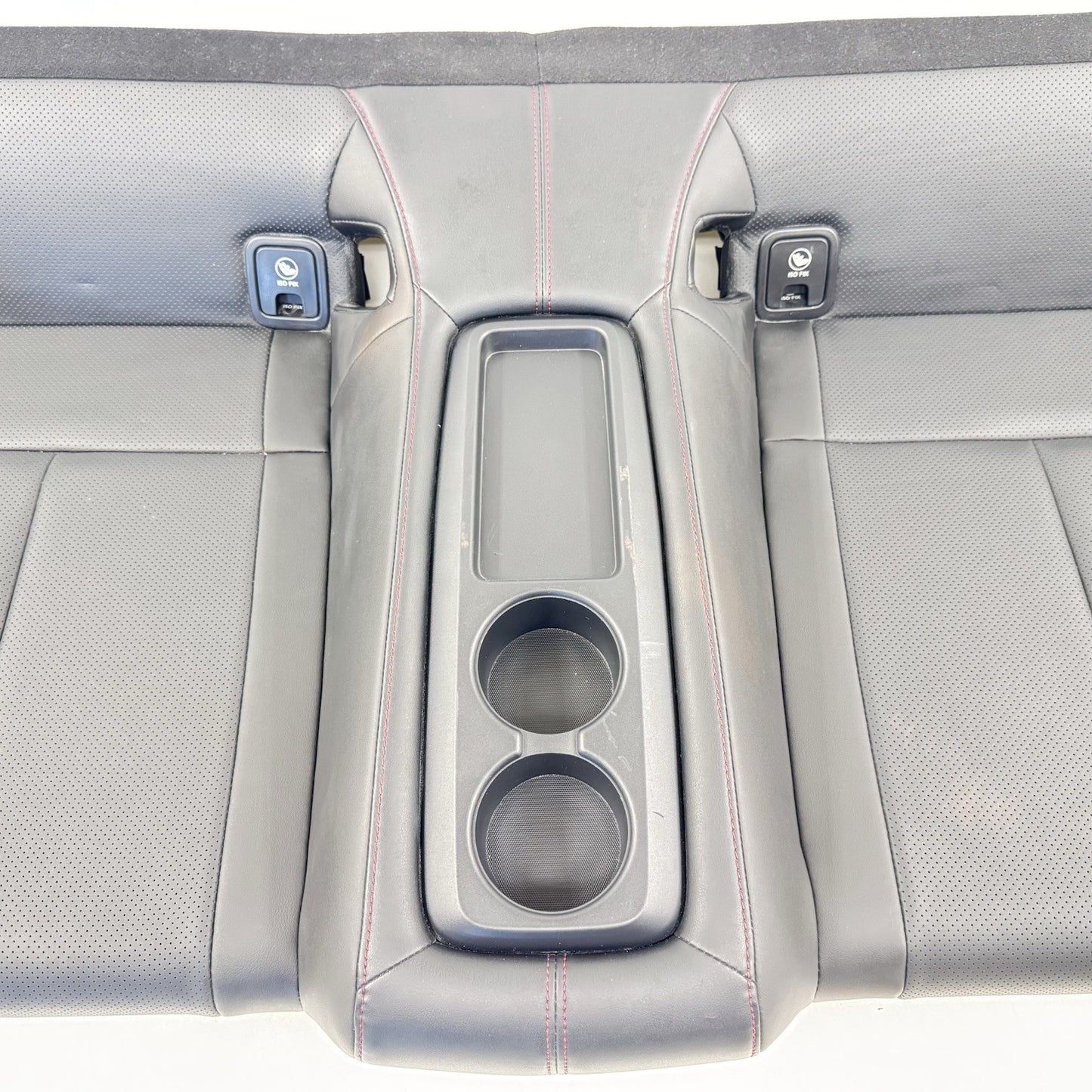 17-22 Infiniti Q60 Red Sport Rear Seat Set Upper And Lower Cushion OEM