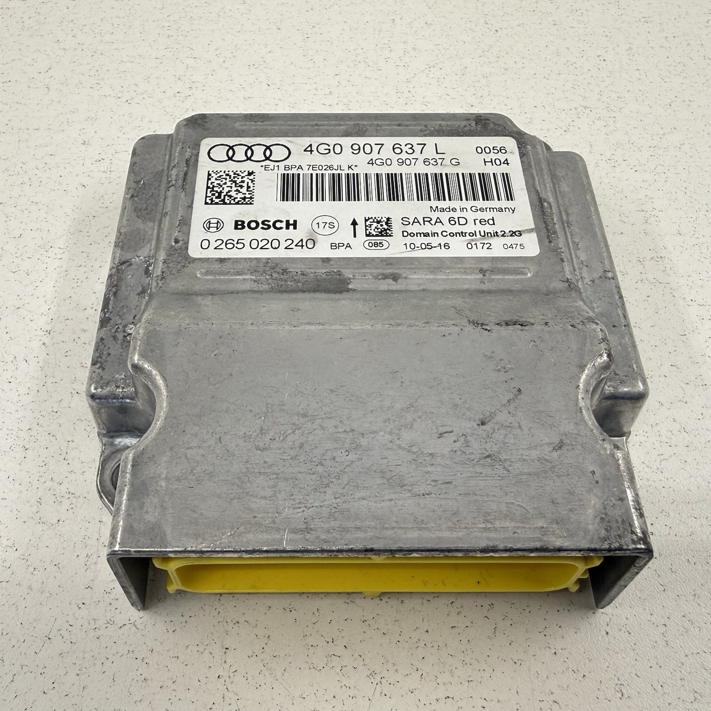 17-23 Audi R8 Acceleration Yaw Rate Sensor 4G0907637L OEM